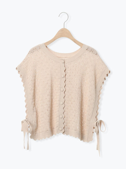 Samansa Mos2「【Cross&times;Staff】前後2WAYニットベスト」|ダウンベスト・ベスト|