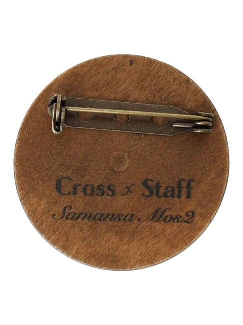Samansa Mos2「【Cross&times;Staff】ブローチ付シャツジャケット」|その他|