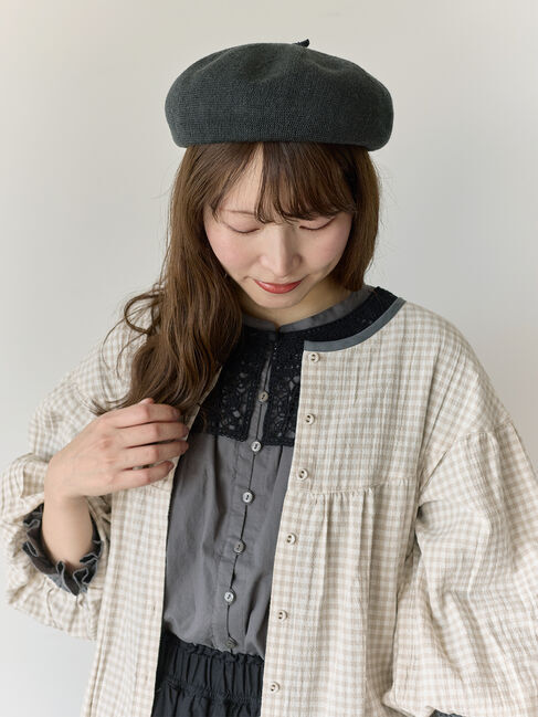 Samansa Mos2「【Cross&times;Staff】レース襟付きブラウス」|シャツ・ブラウス|