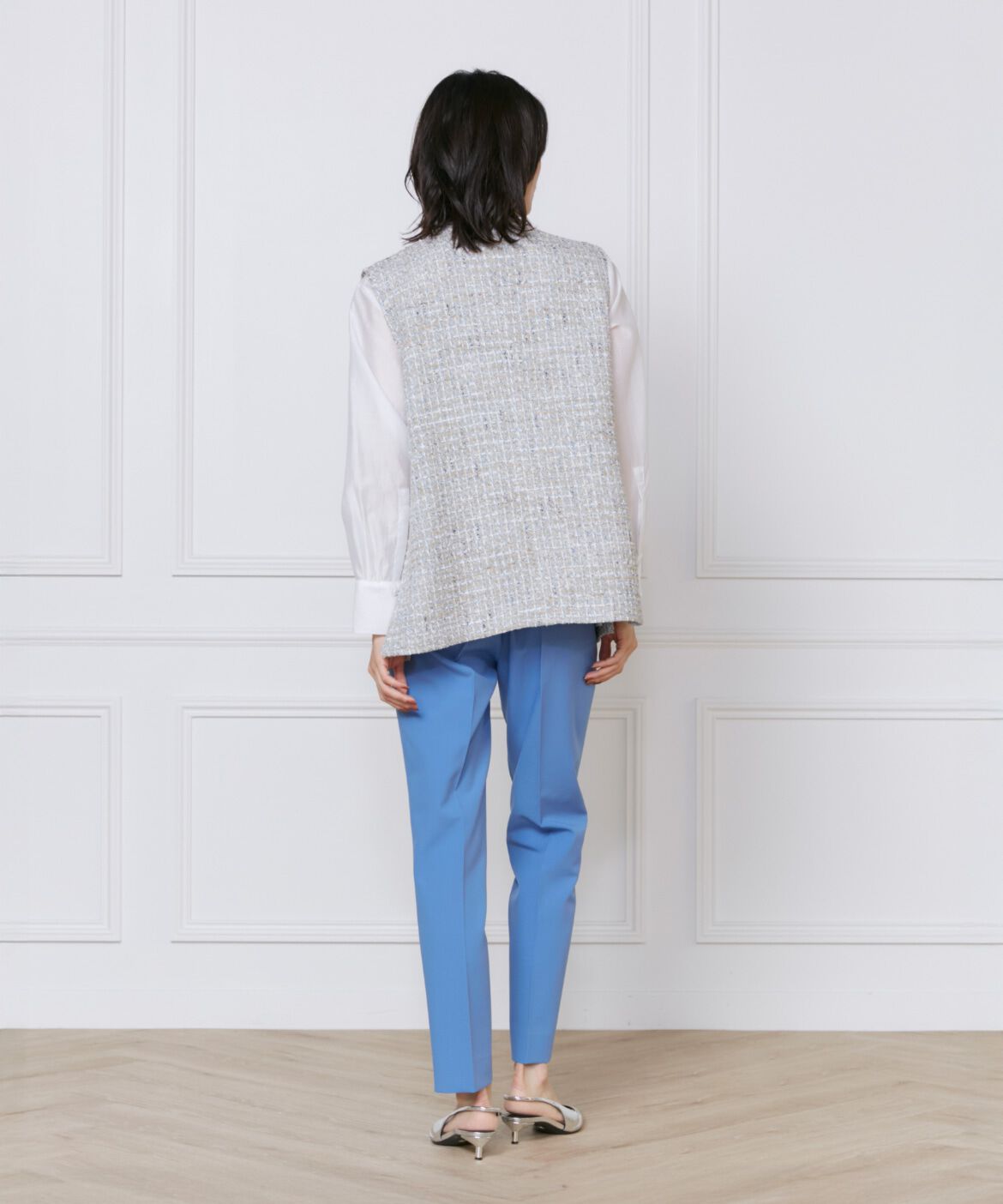 INED「《大きいサイズ》美脚テーパードパンツ」|その他|