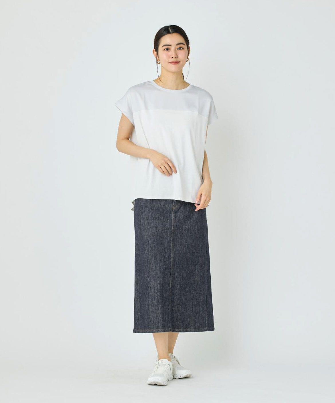 DAY by DAY it&rsquo;s international「サテン切り替えドルマンプルオーバー《スビン綿MIXフライス》」|タンクトップ|