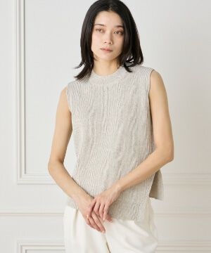 INED「《大きいサイズ》アシンメトリープルオーバーニット」|ニット・セーター|