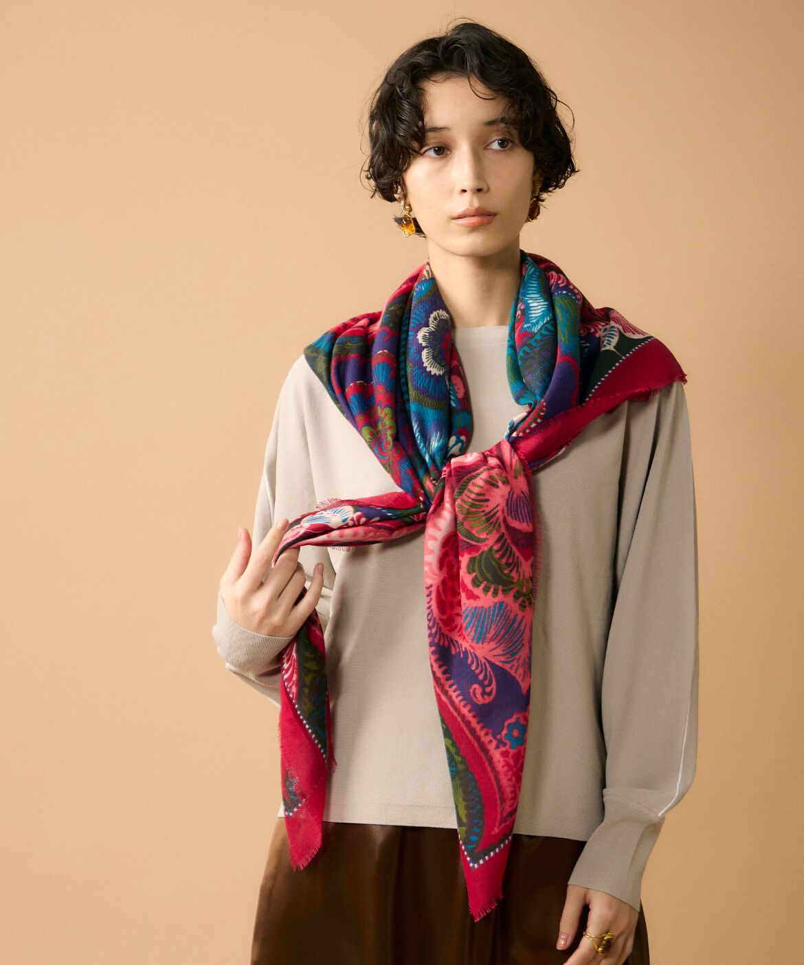 Le Souk「ウールライクストール」|ストール|