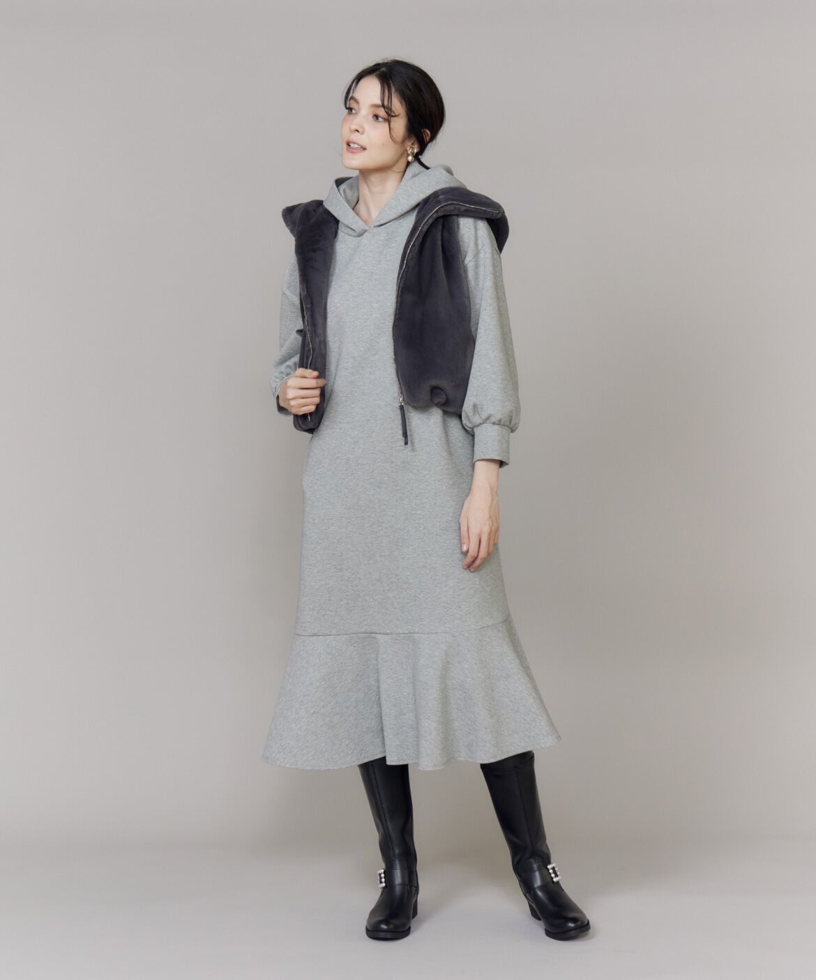 Maglie le cassetto「パーカーワンピース」|ワンピース|