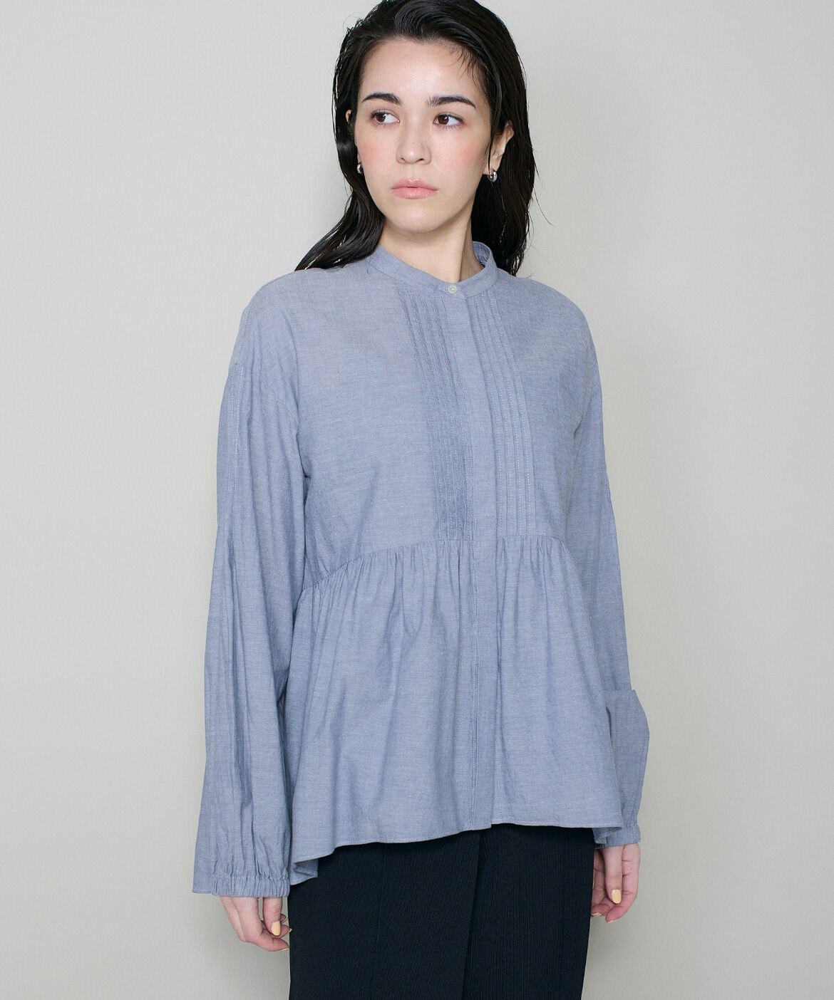 DAY by DAY it&rsquo;s international「スタンドカラーペプラムブラウス」|シャツ・ブラウス|