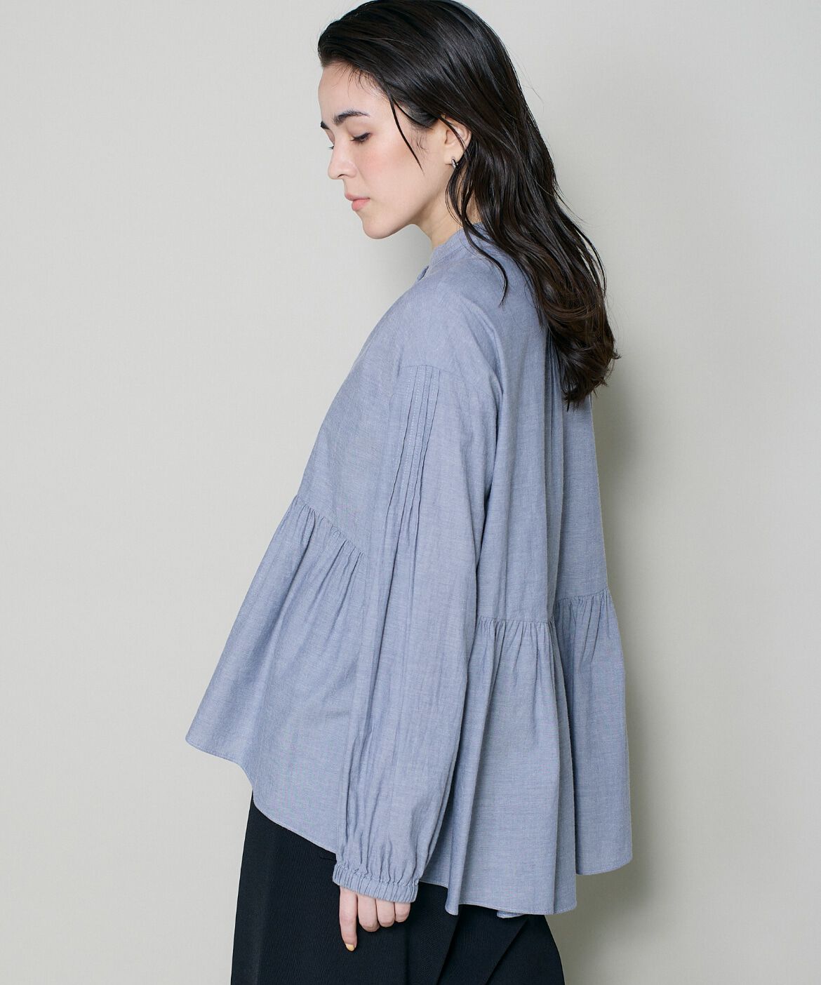 DAY by DAY it&rsquo;s international「スタンドカラーペプラムブラウス」|シャツ・ブラウス|