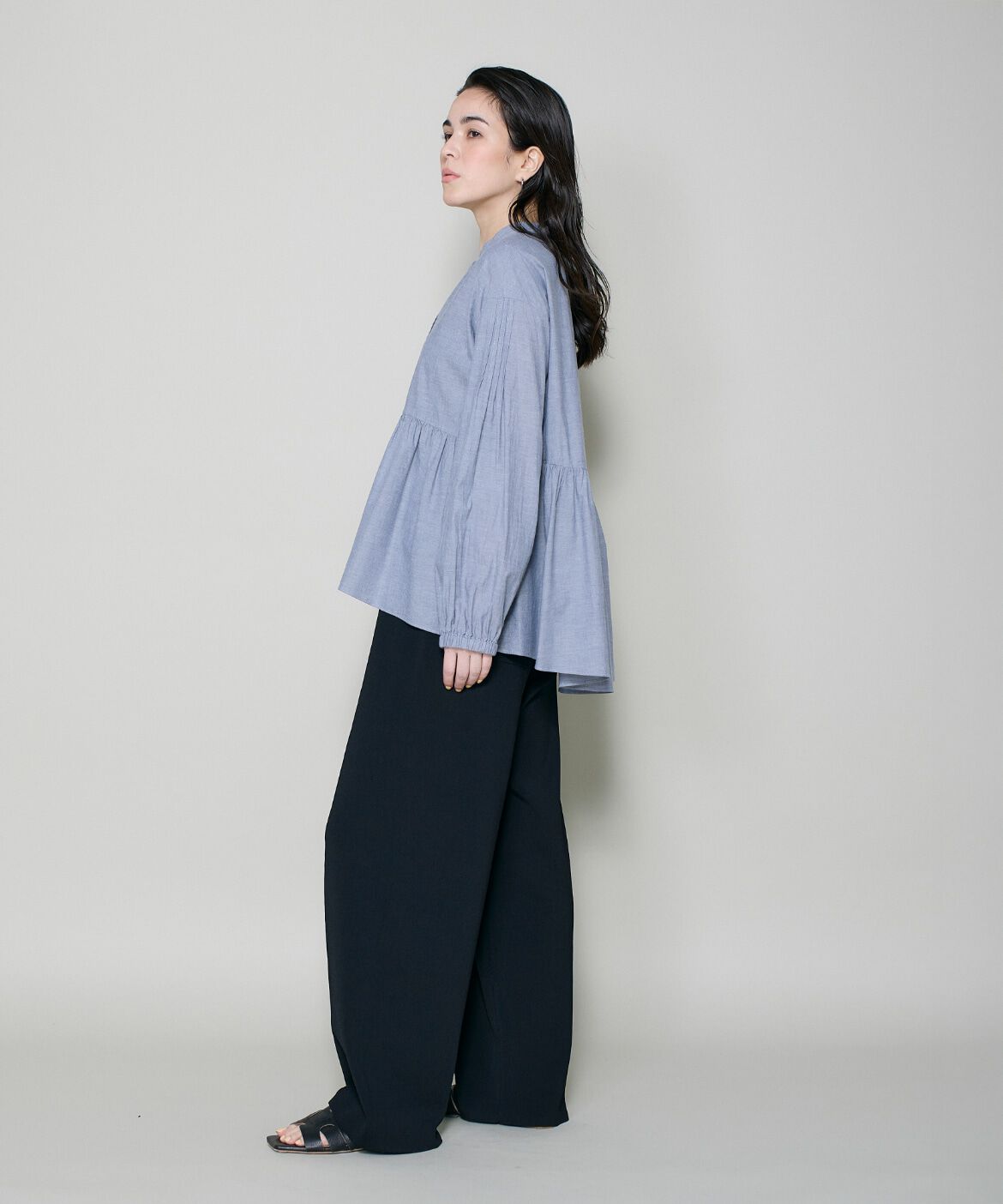 DAY by DAY it&rsquo;s international「スタンドカラーペプラムブラウス」|シャツ・ブラウス|