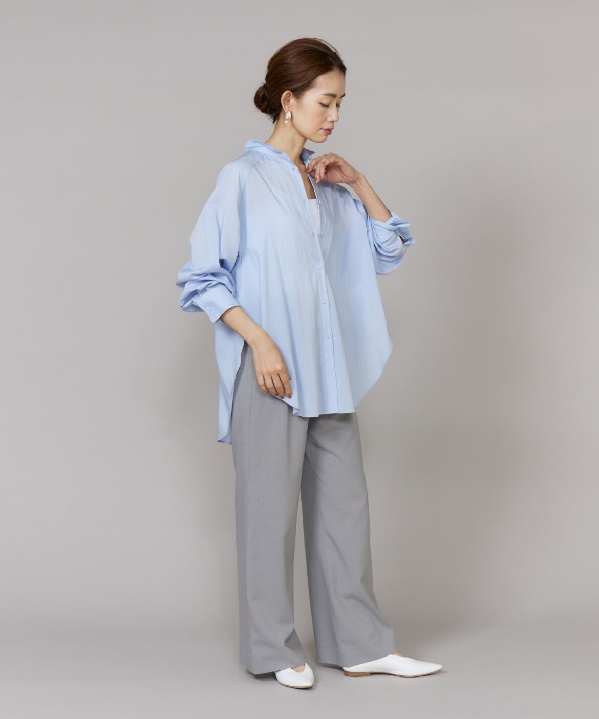 Le Souk「《大きいサイズ》ロングシャツ」|シャツ・ブラウス|