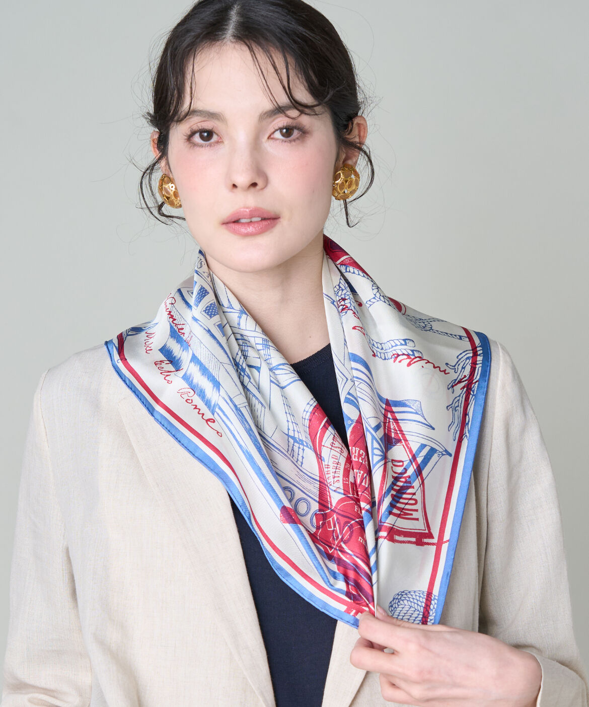 FAVORITE SUKINAMONO「シルクスカーフ ボンメール《manipuri》」|ストール|