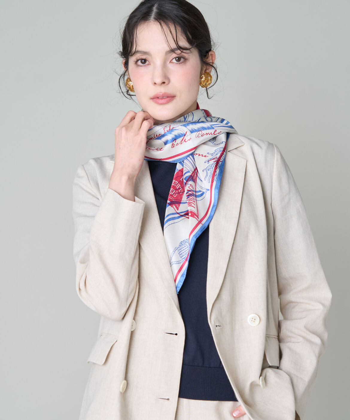 FAVORITE SUKINAMONO「シルクスカーフ ボンメール《manipuri》」|ストール|