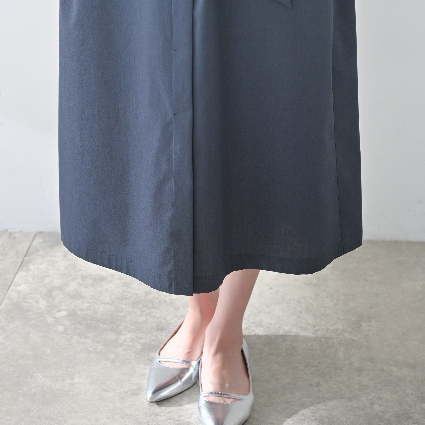 UNTITLED「シャンブレーシャツワンピース」|ワンピース|