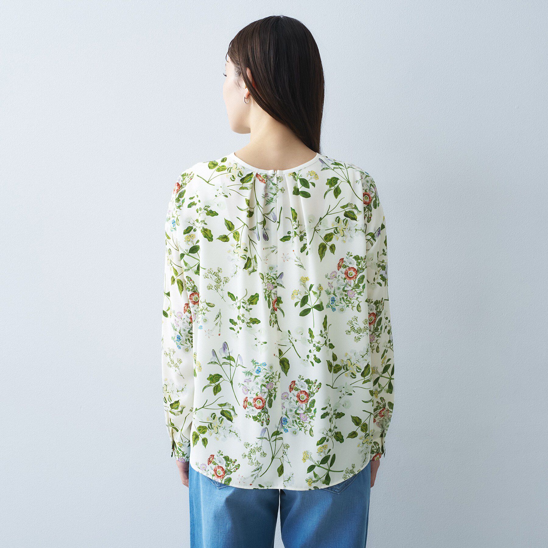 UNTITLED「【花柄/洗える】ボタニカルブラウス」|シャツ・ブラウス|