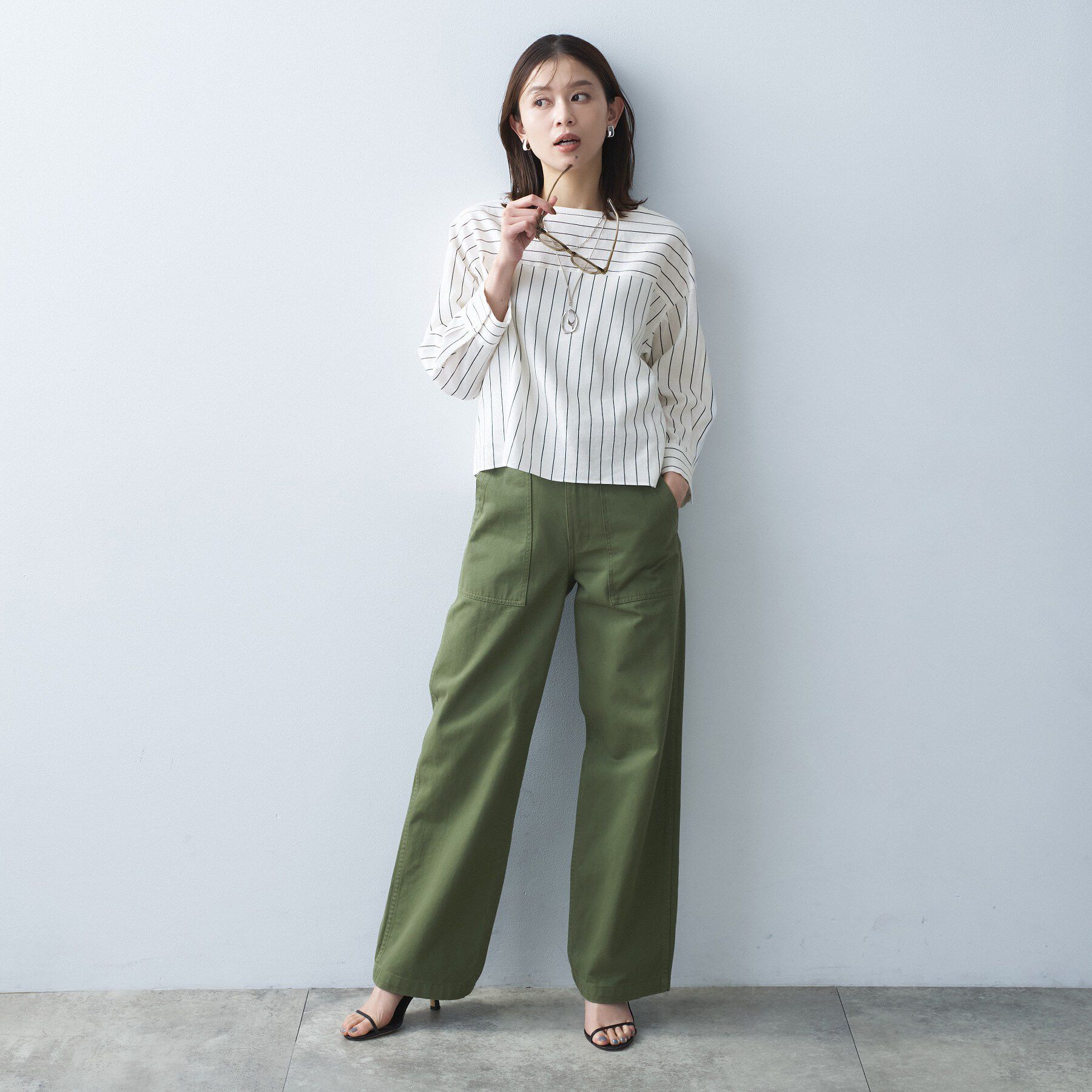 UNTITLED「ボートネックブラウス」|シャツ・ブラウス|