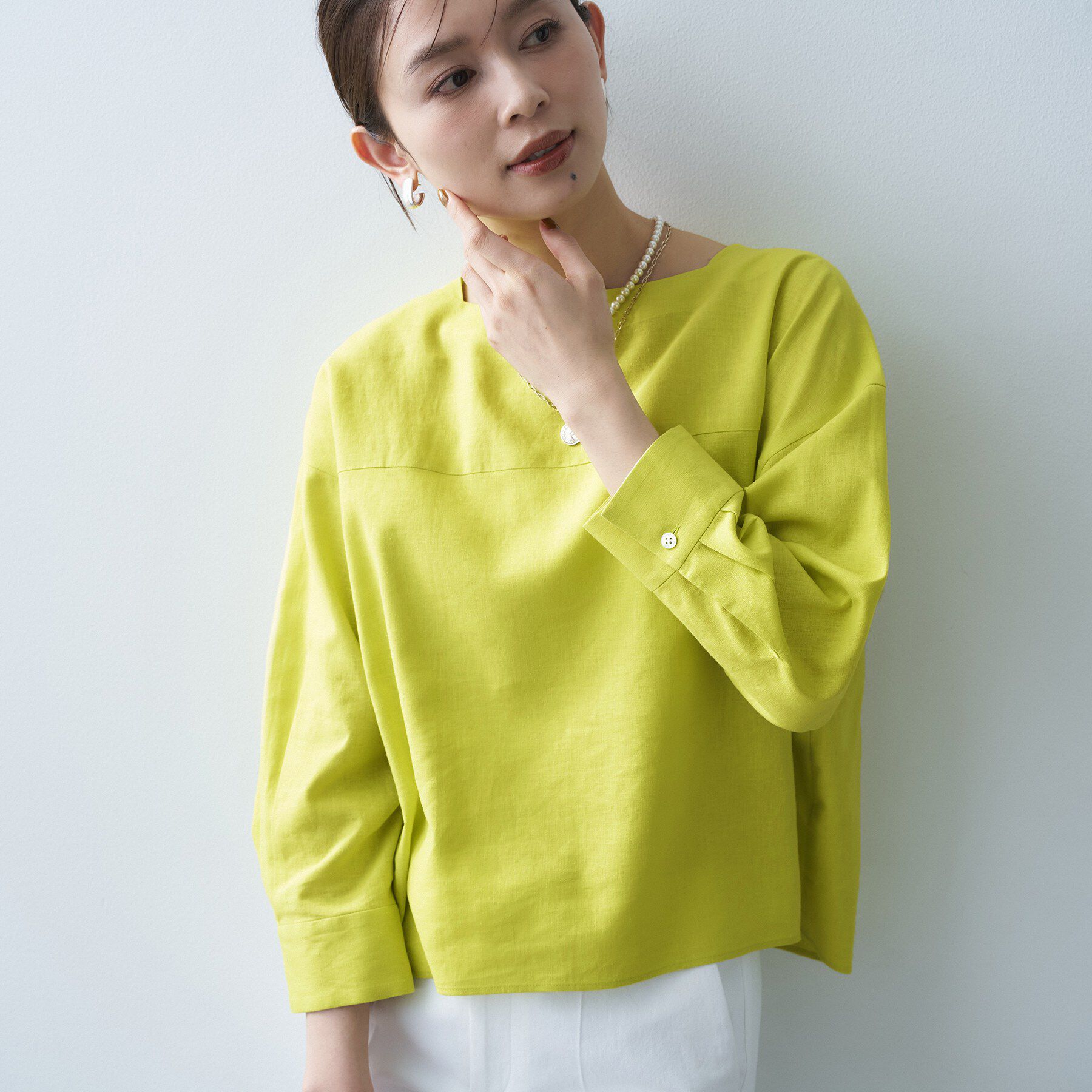 UNTITLED「ボートネックブラウス」|シャツ・ブラウス|