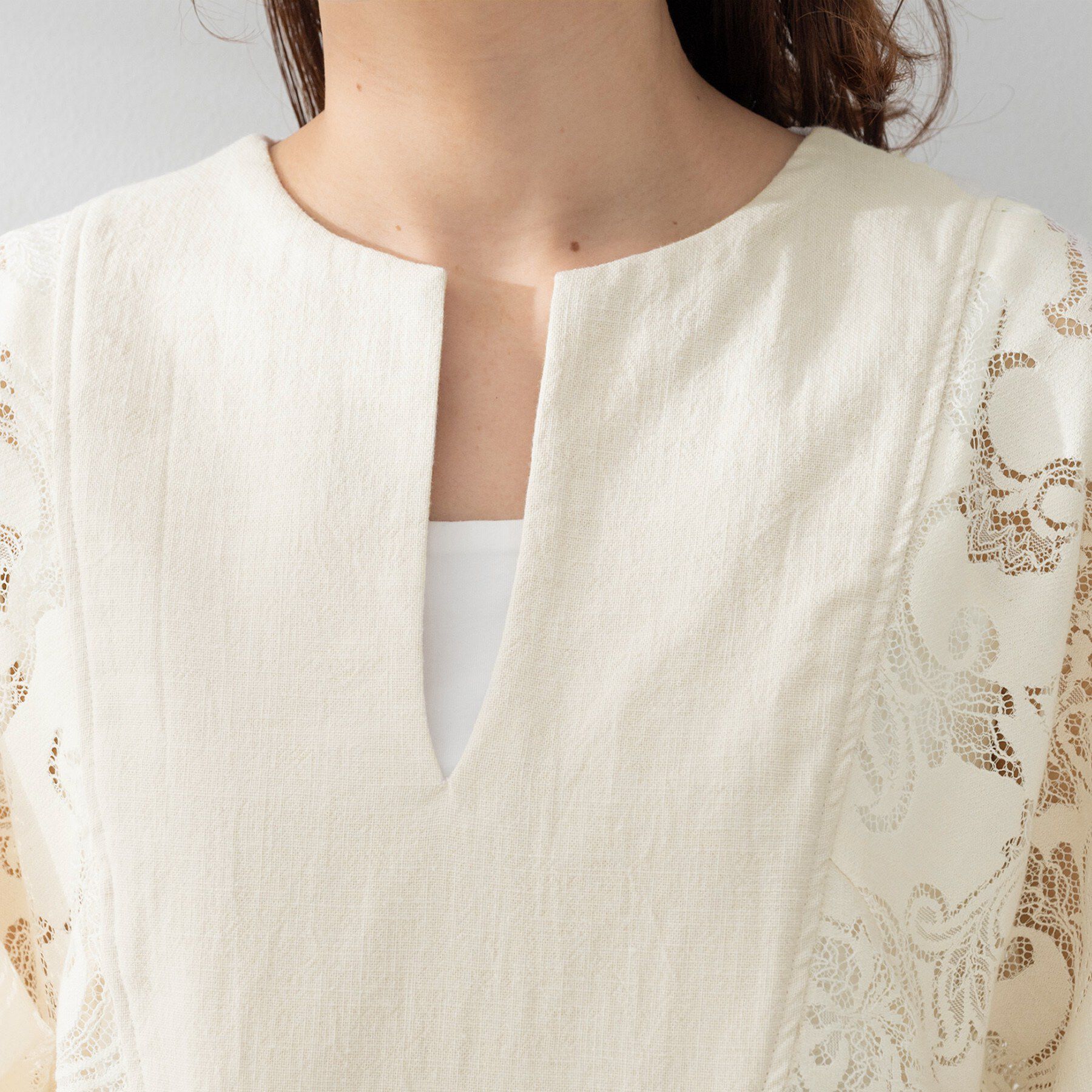 UNTITLED「【Munich】ドッキングブラウス」|シャツ・ブラウス|