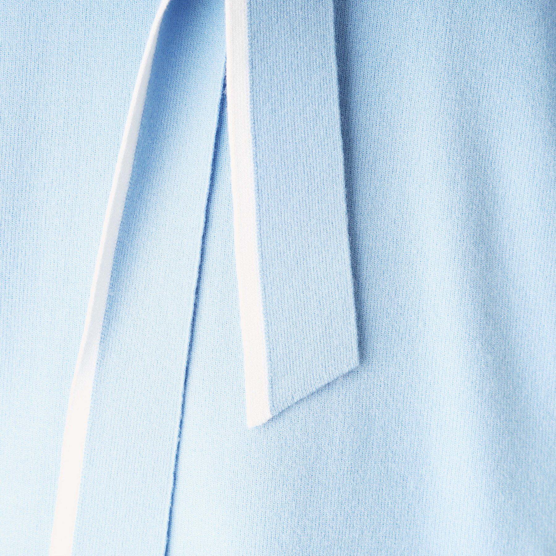 COUP DE CHANCE「【洗える】配色ボウタイのニットトップス」|Tシャツ・カットソー|