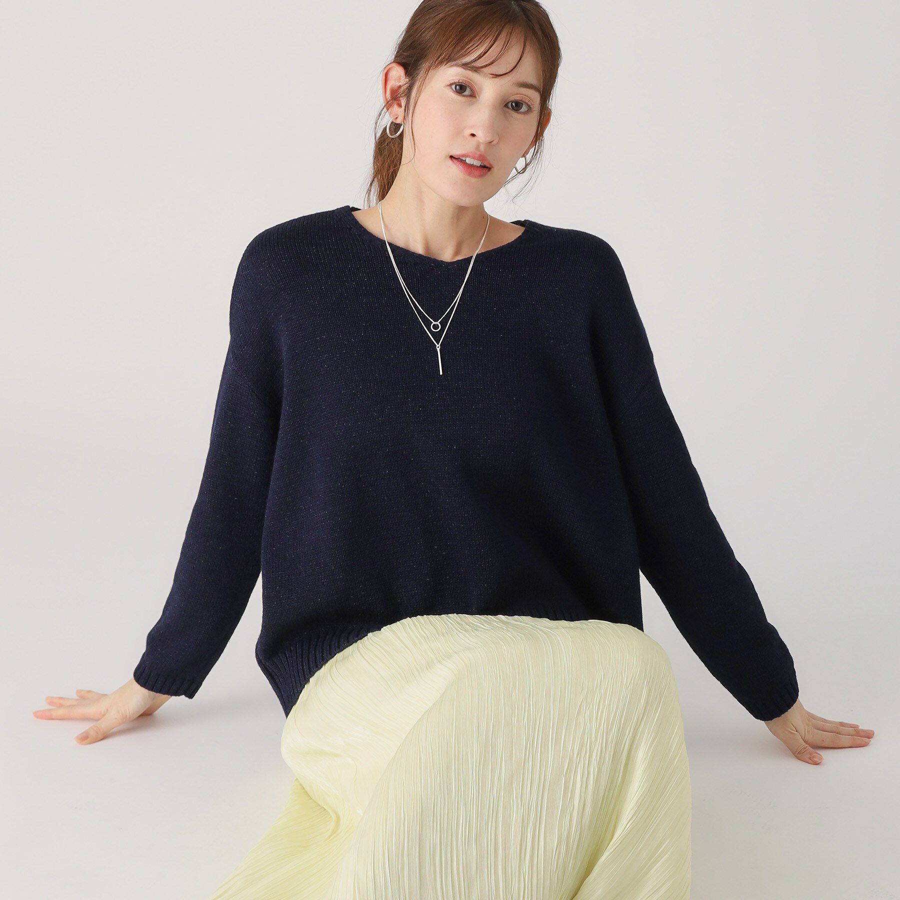 COUP DE CHANCE「【洗える／日本製】ニットプルオーバー」|ニット・セーター|