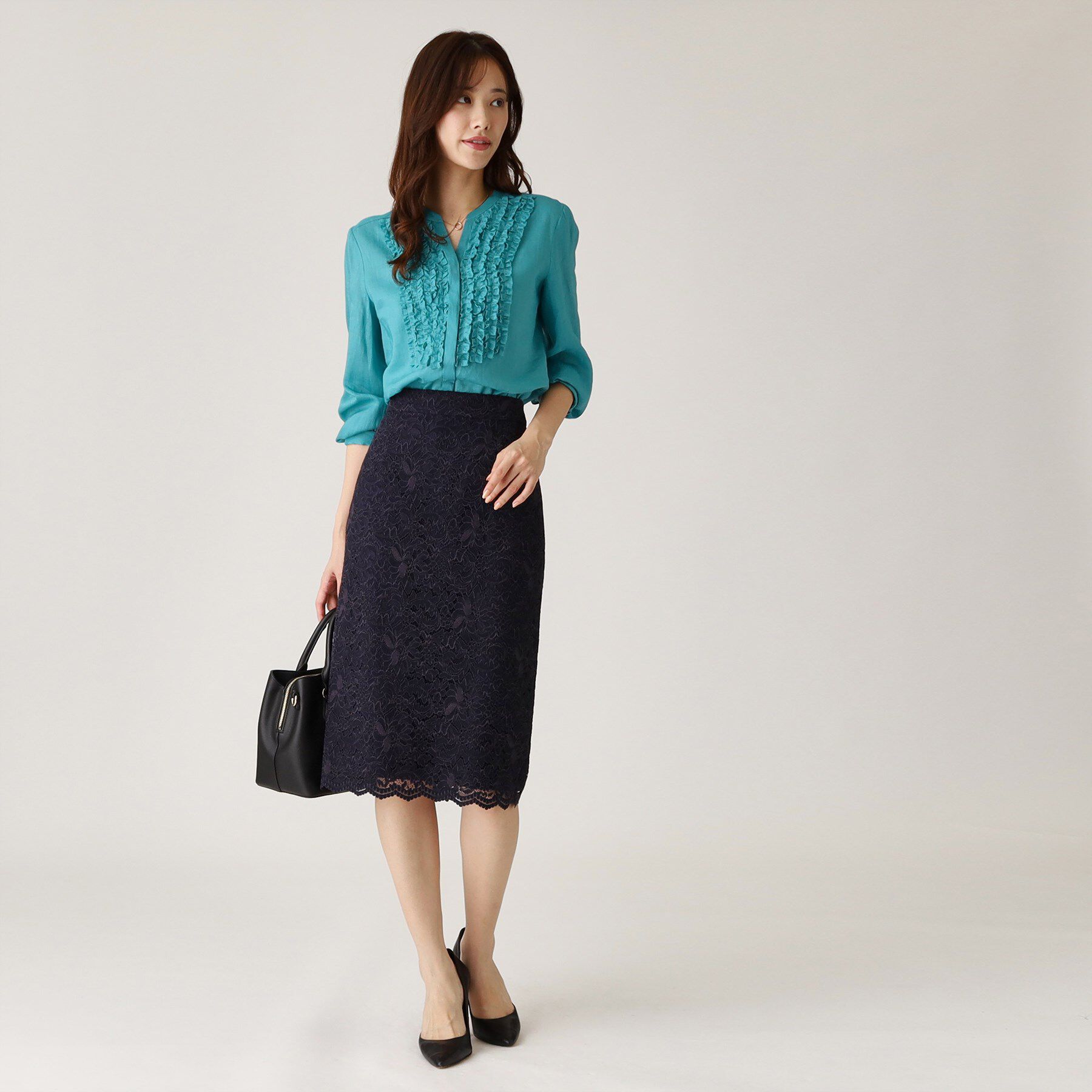 COUP DE CHANCE「【ラミー100％／洗える】夏におすすめ！華やかフリルデザインブラウス」|シャツ・ブラウス|