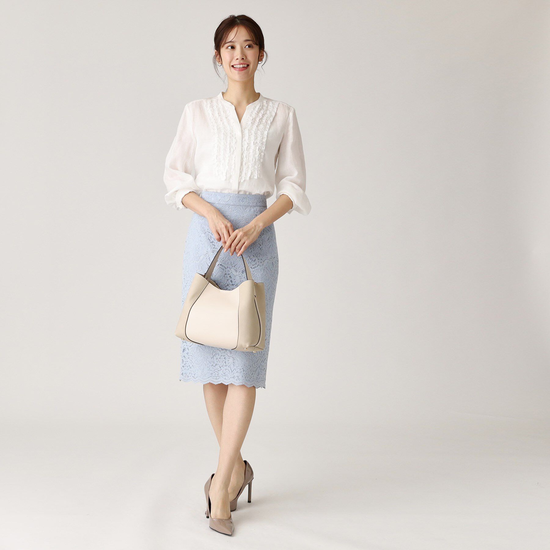 COUP DE CHANCE「【ラミー100％／洗える】夏におすすめ！華やかフリルデザインブラウス」|シャツ・ブラウス|