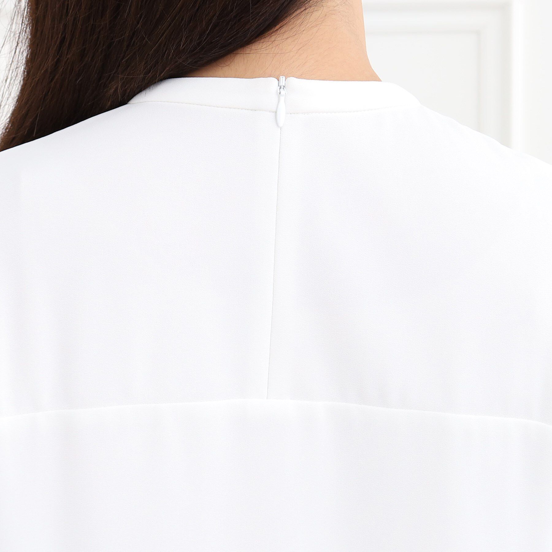 Reflect「【マシンウォッシュ可】フロントレースブラウス」|シャツ・ブラウス|