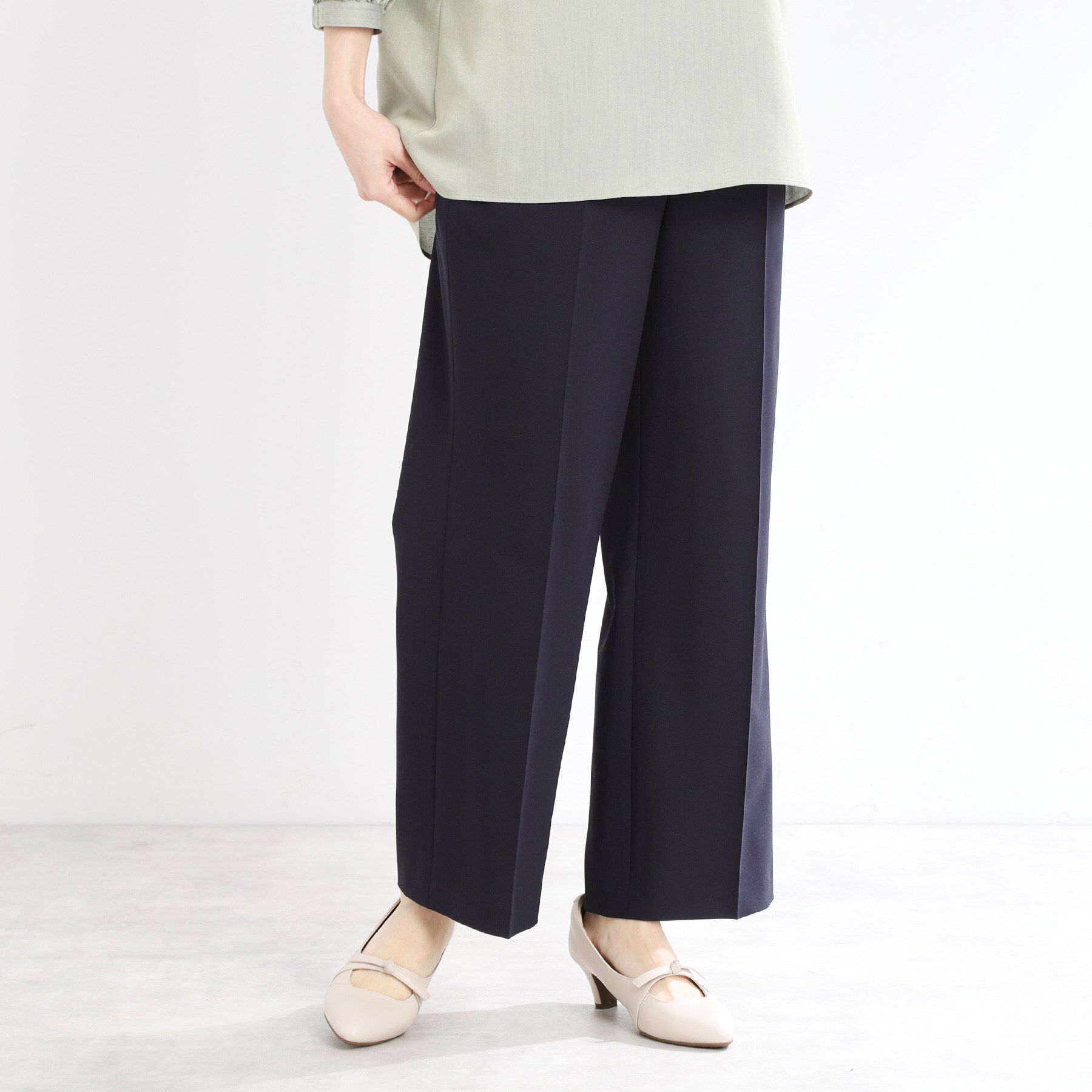 Reflect「【マシンウォッシュ可／セットアップ可能】ストレートシルエットパンツ」|その他|