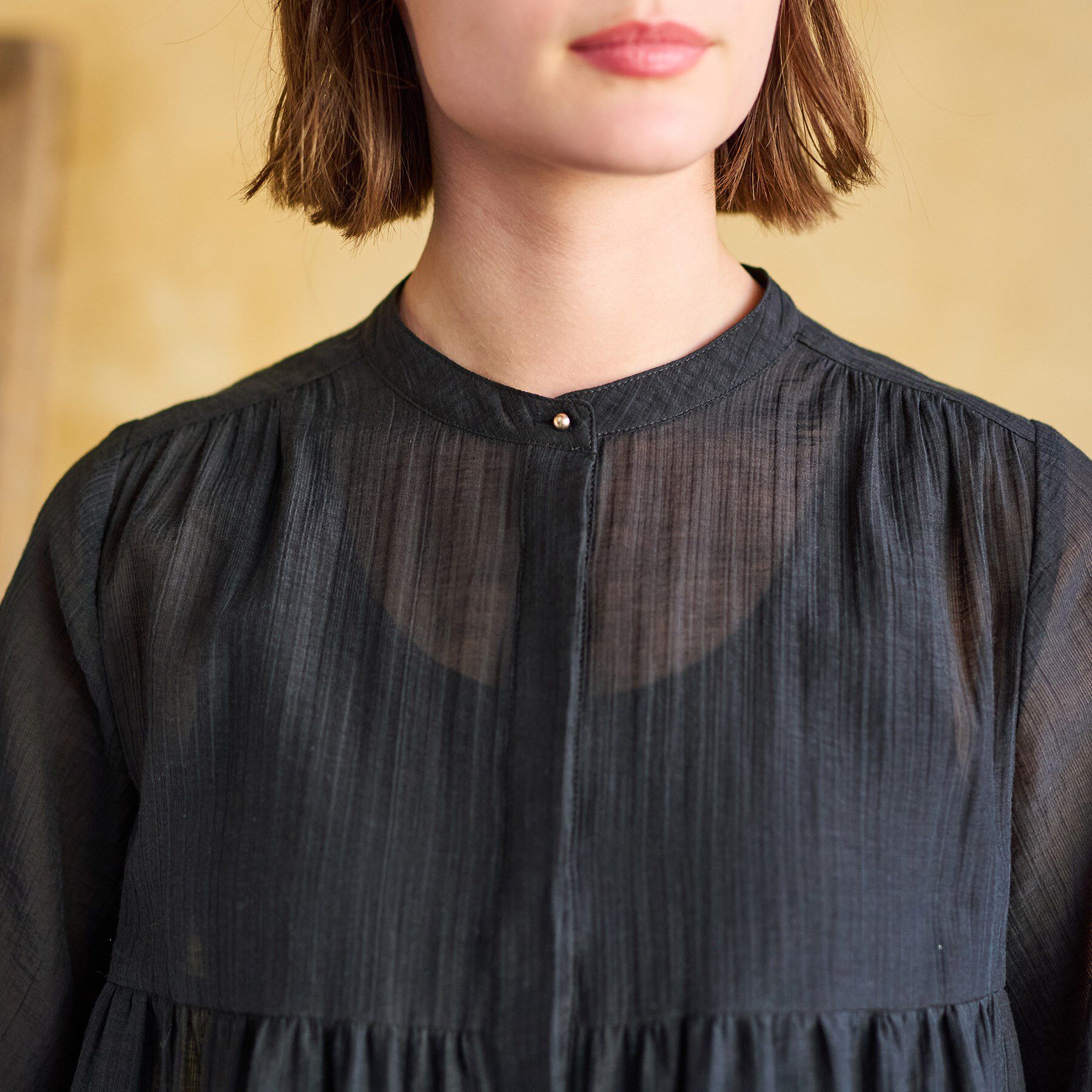 DRESSTERIOR「【洗える】ティアードシアーブラウス」|シャツ・ブラウス|