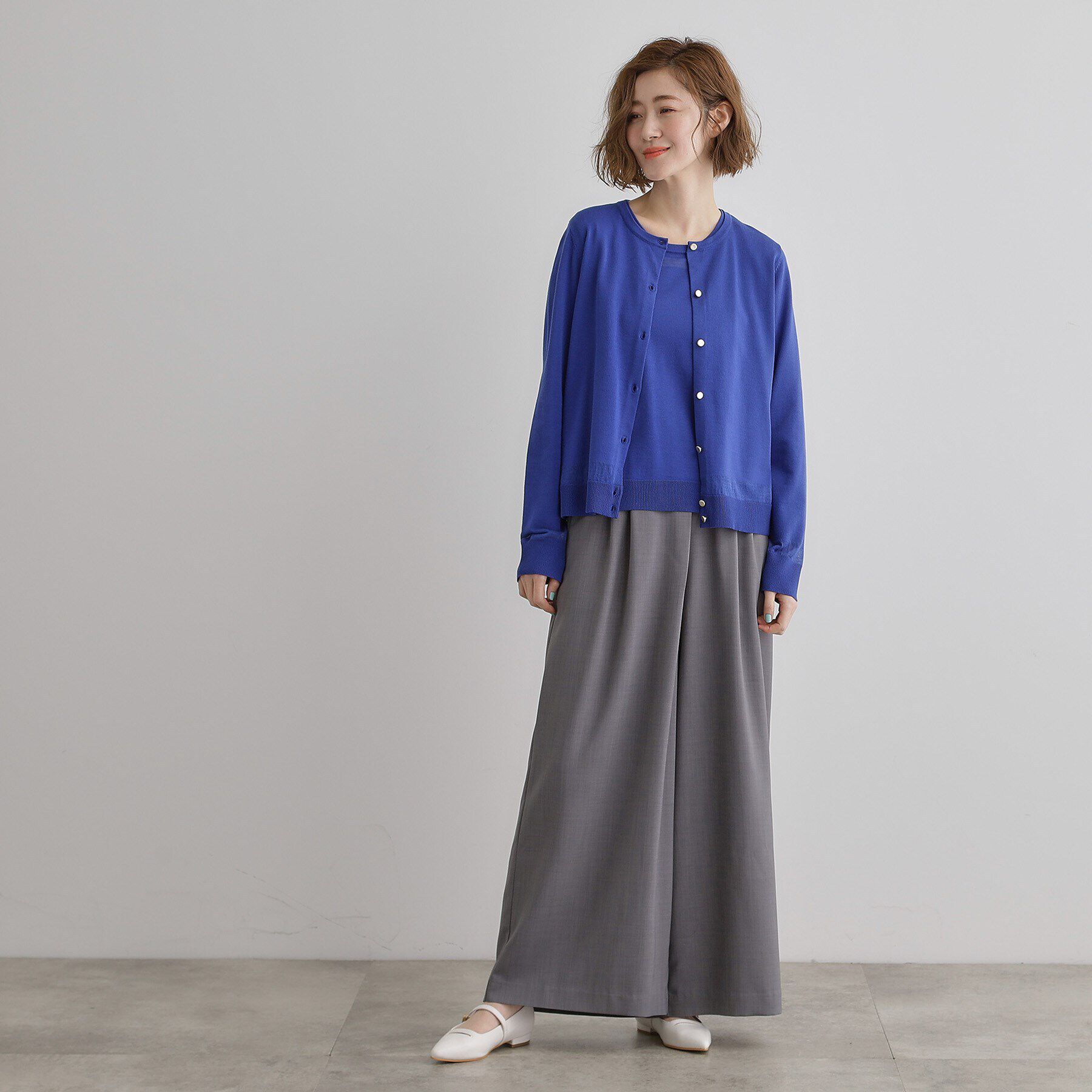 grove「【雑誌掲載】シアー素材使いアンサンブルニット」|その他|