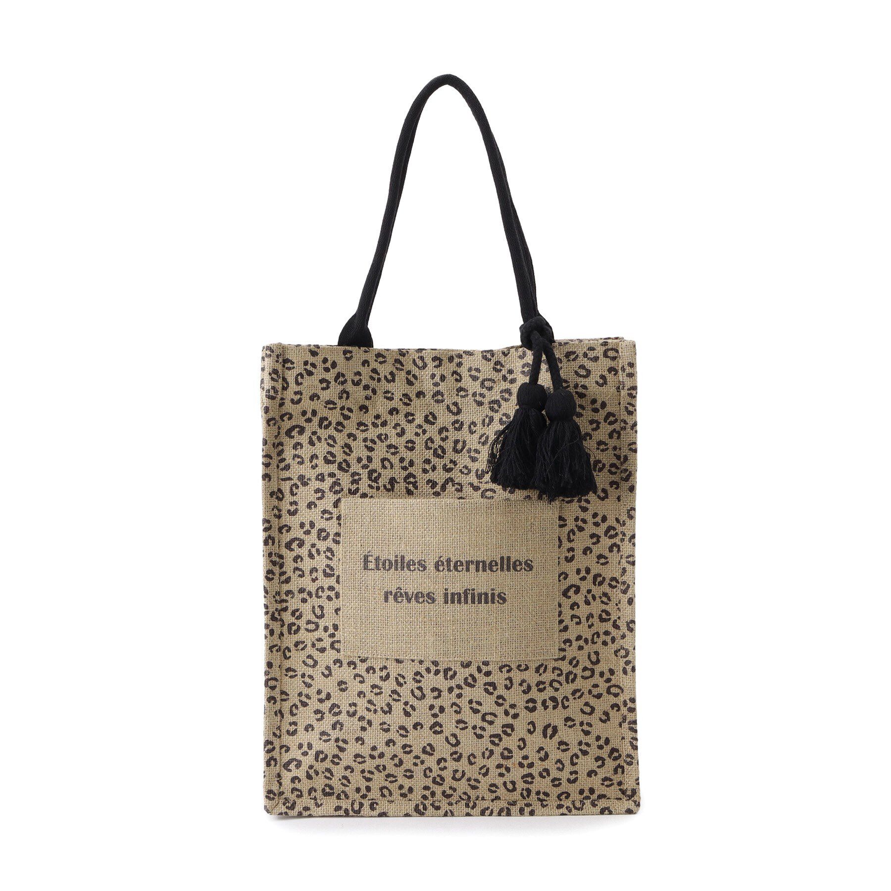 grove「タテA4ジュートタッセルトート」|トートバッグ|