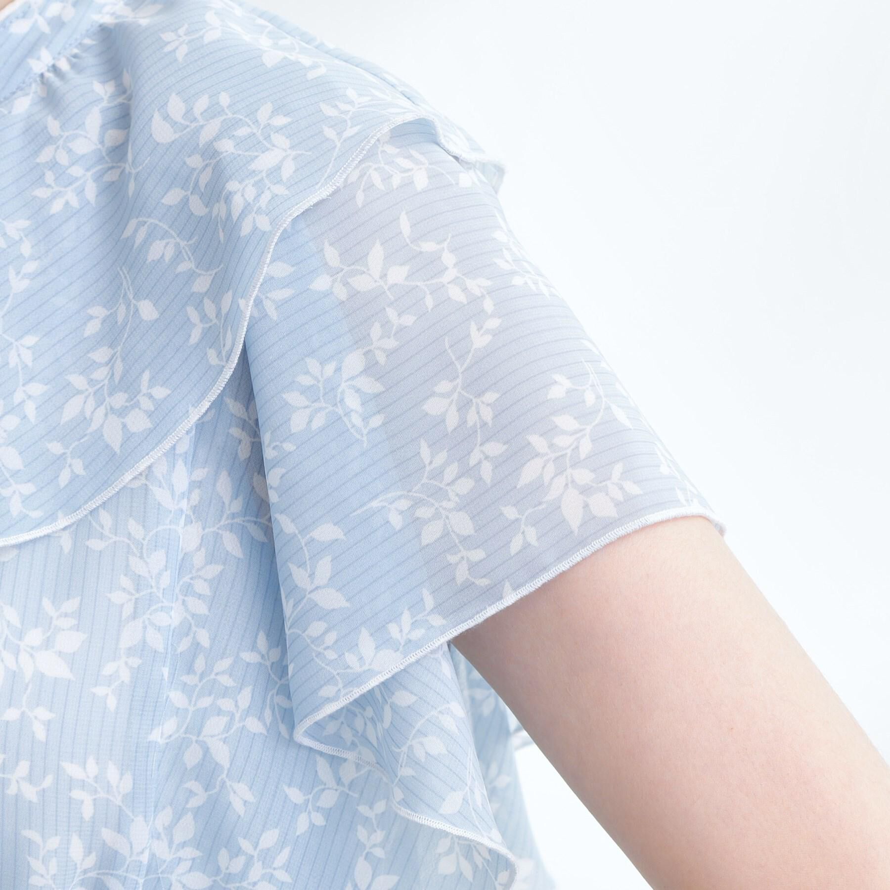 grove「夏の主役シフォンプリントプリーツワンピース」|ワンピース|