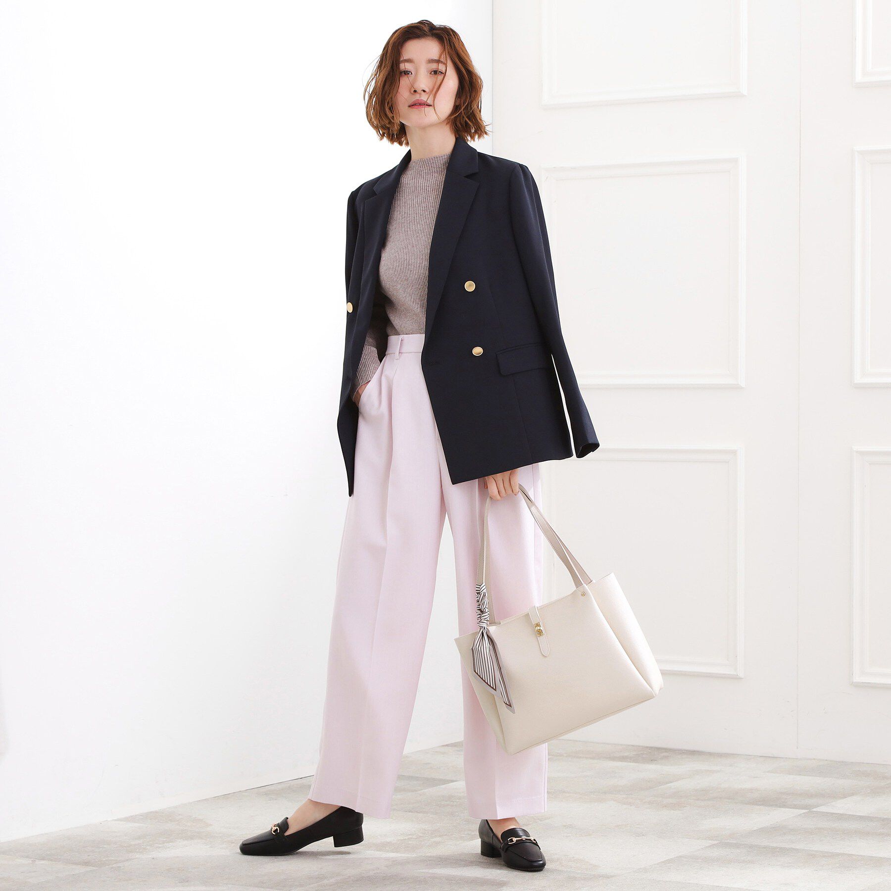 grove「【人間工学】タックベルトヒネリスカーフトート」|トートバッグ|