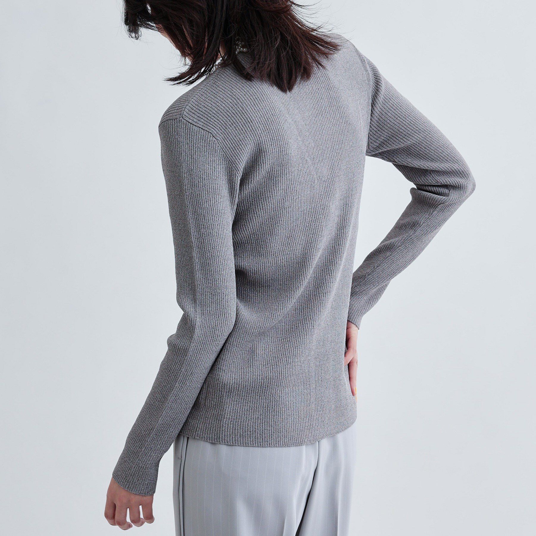 GALLEST「ナローリブカーディガン」|カーディガン|