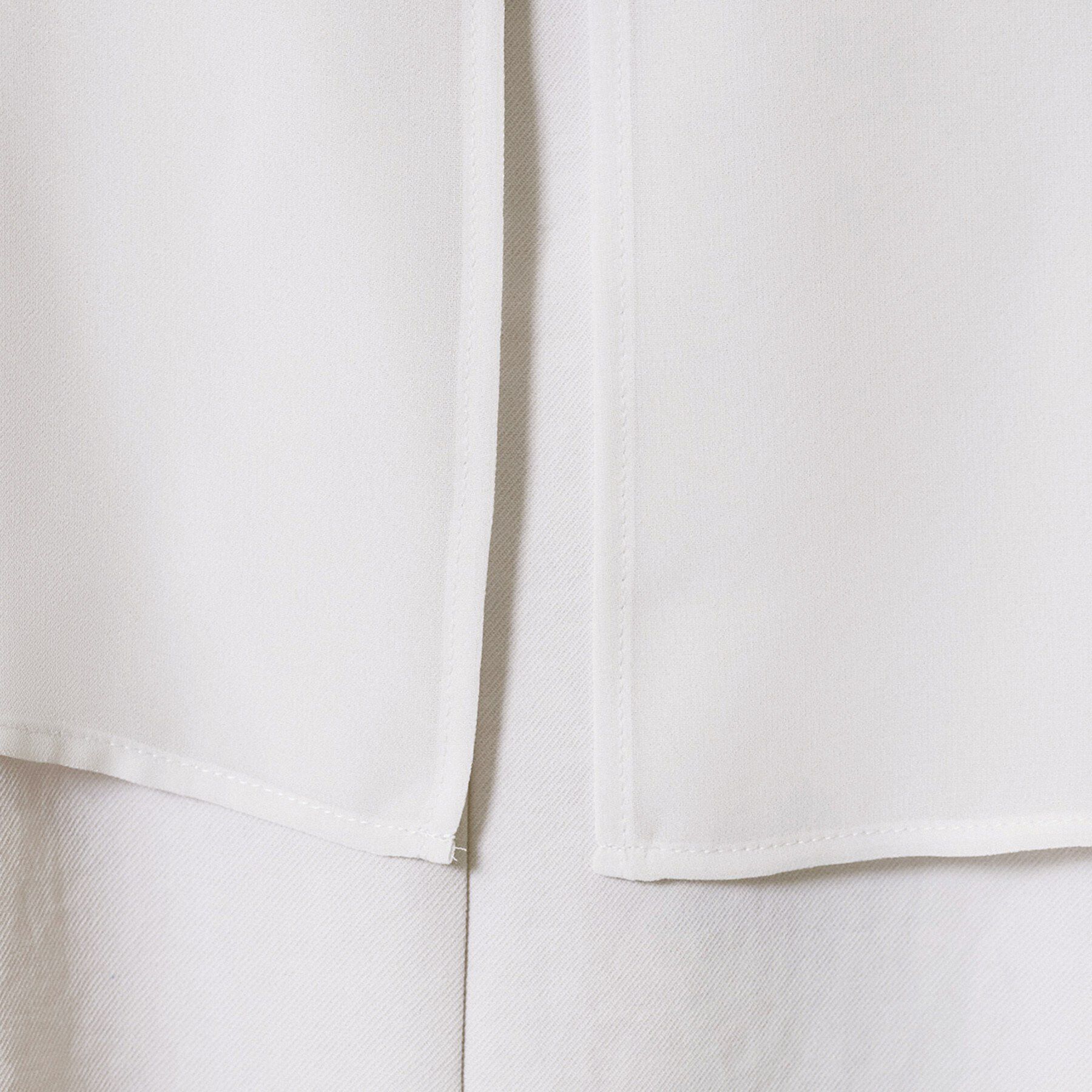 INDIVI「【着る日傘】シフォンドッキングブラウス」|シャツ・ブラウス|