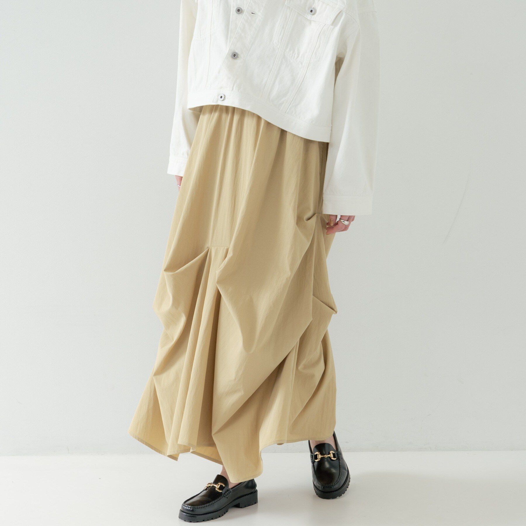 GALLEST「ランダムタックスカート」|スカート|