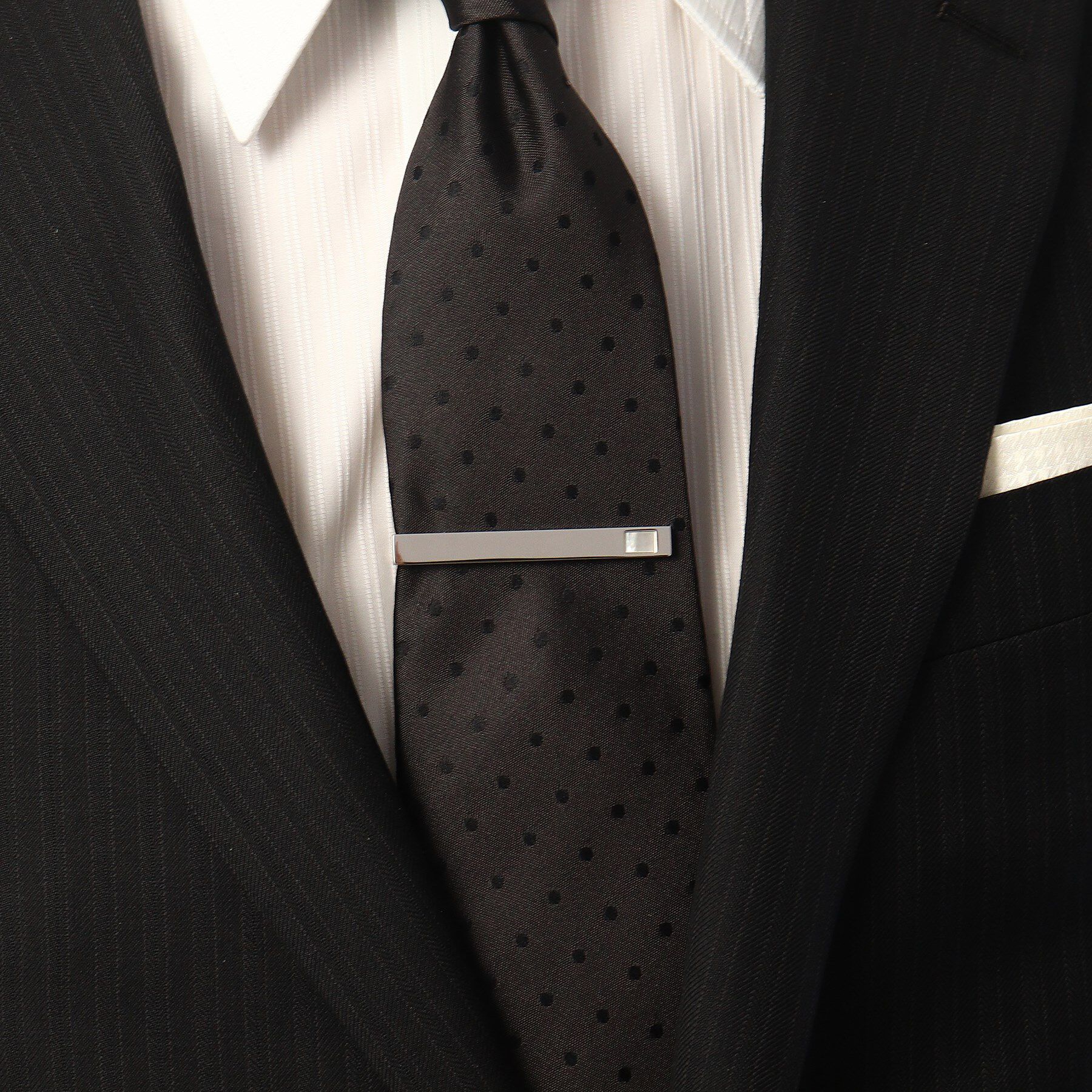 TAKEO KIKUCHI「【ブライダル/フォーマル対応】ネクタイ＆チーフ＆タイバー  BOXセット」|ネクタイ・蝶ネクタイ|