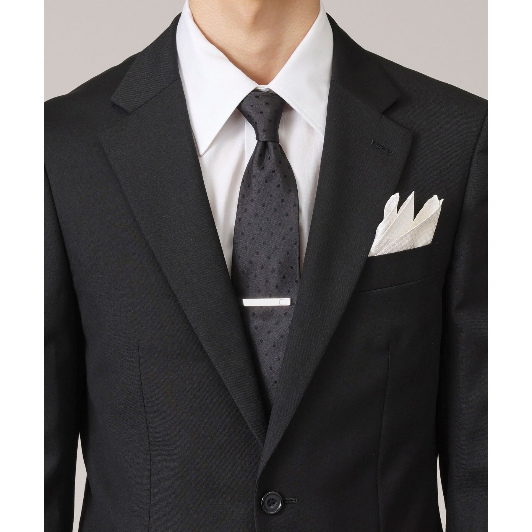 TAKEO KIKUCHI「【ブライダル/フォーマル対応】ネクタイ＆チーフ＆タイバー  BOXセット」|ネクタイ・蝶ネクタイ|