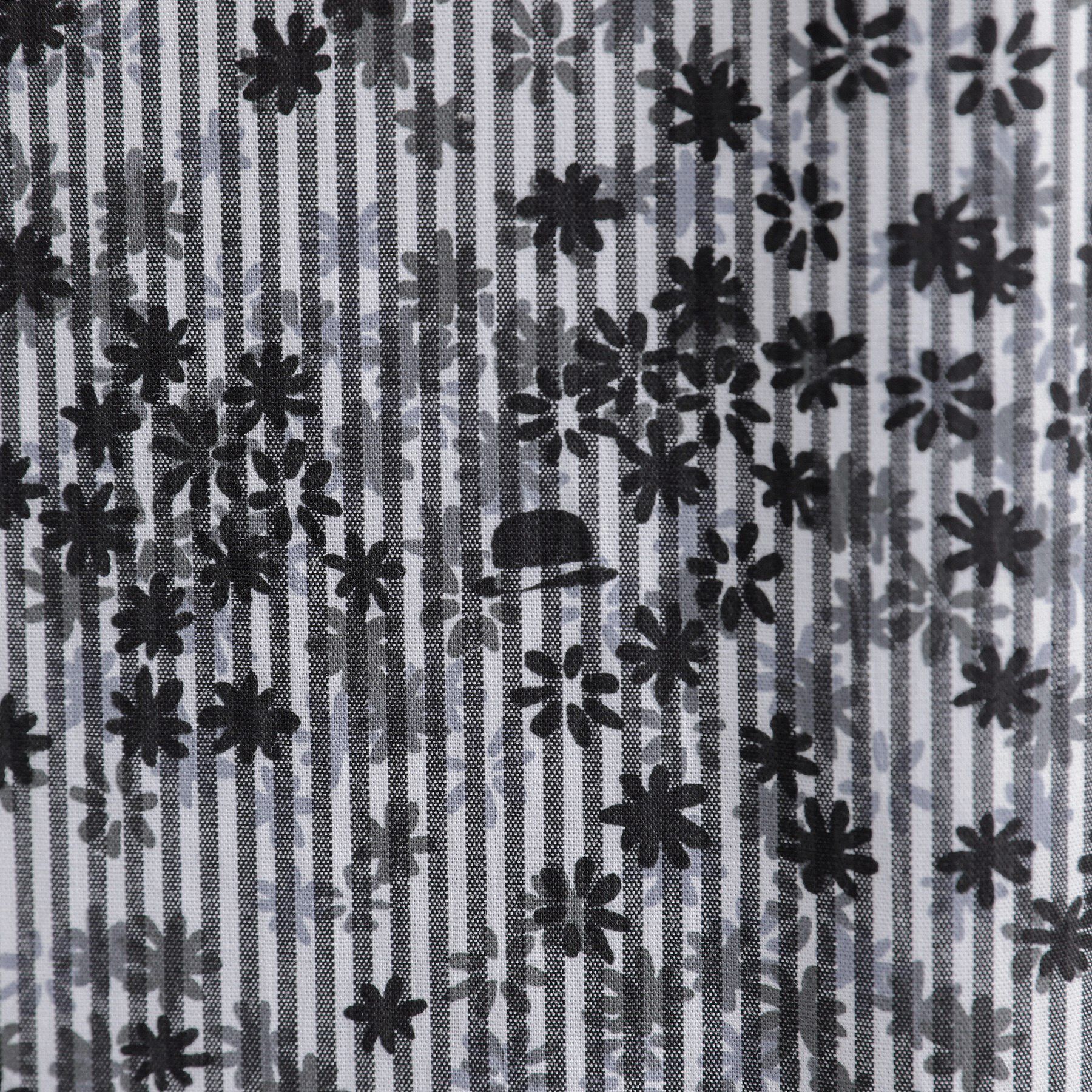 TAKEO KIKUCHI「ストライプ小花プリント 半袖シャツ」|シャツ・ブラウス|