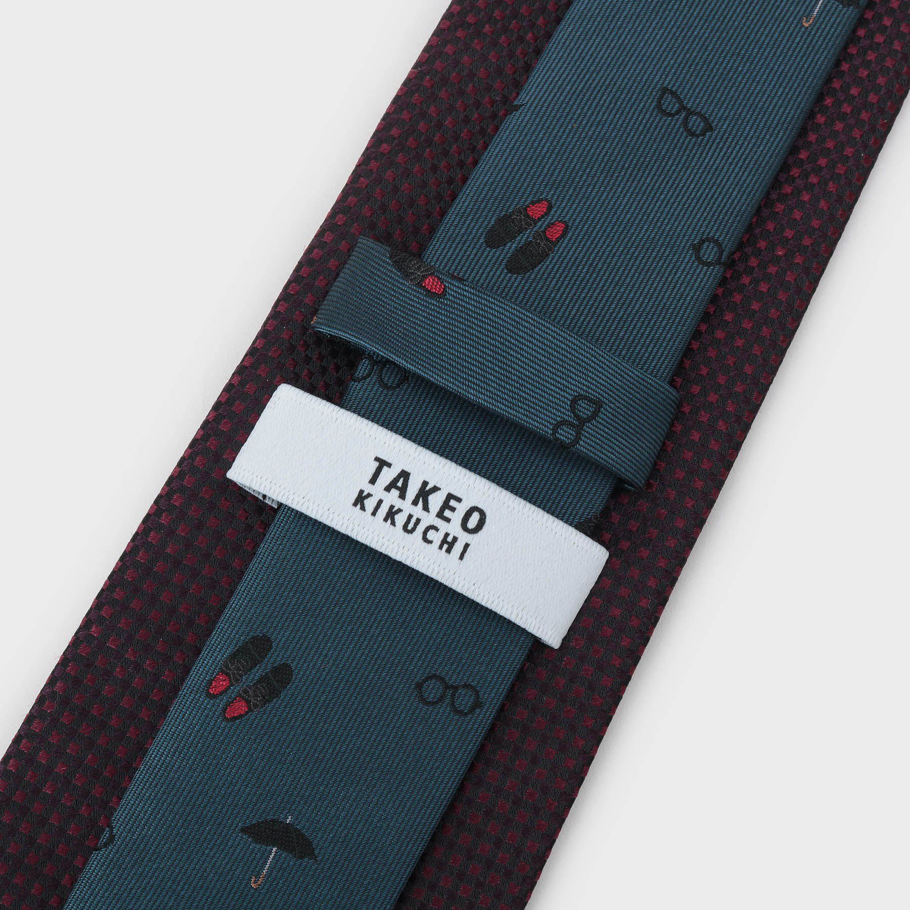 TAKEO KIKUCHI「【BOXセット】バスケットムジチェンジネクタイ&times;眼鏡型タイバー」|ネクタイ・蝶ネクタイ|