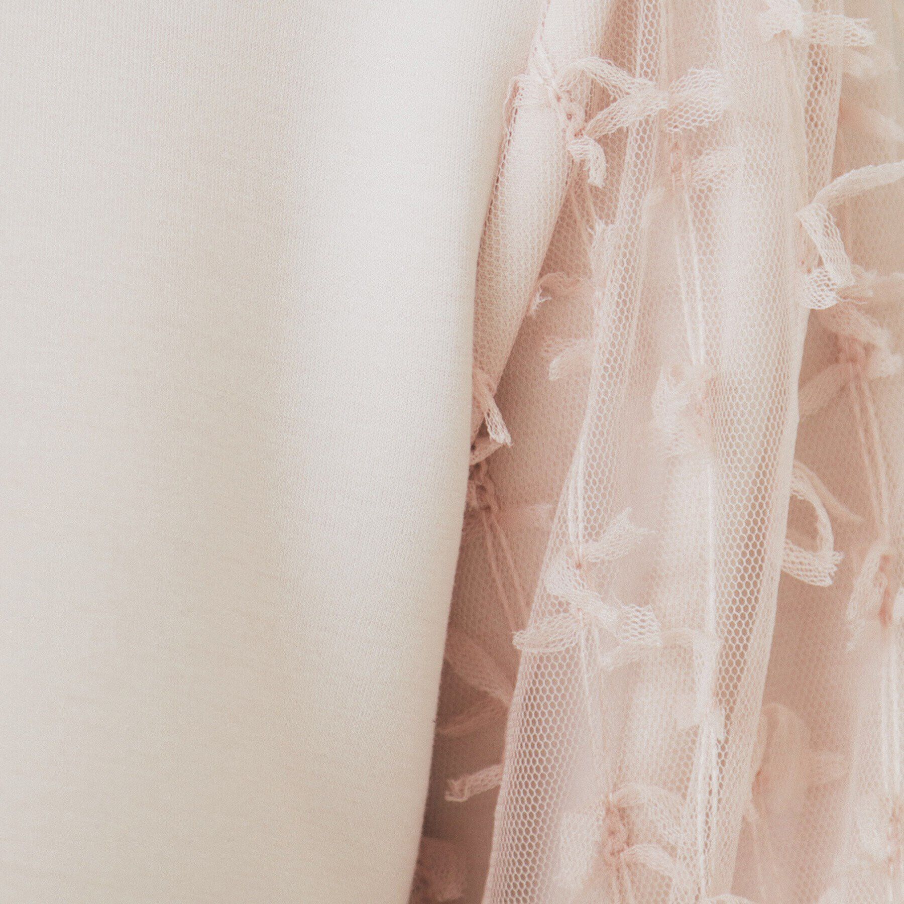 index「《美人百花掲載》リボンチュールトップス【洗濯機洗い可】」|Tシャツ・カットソー|