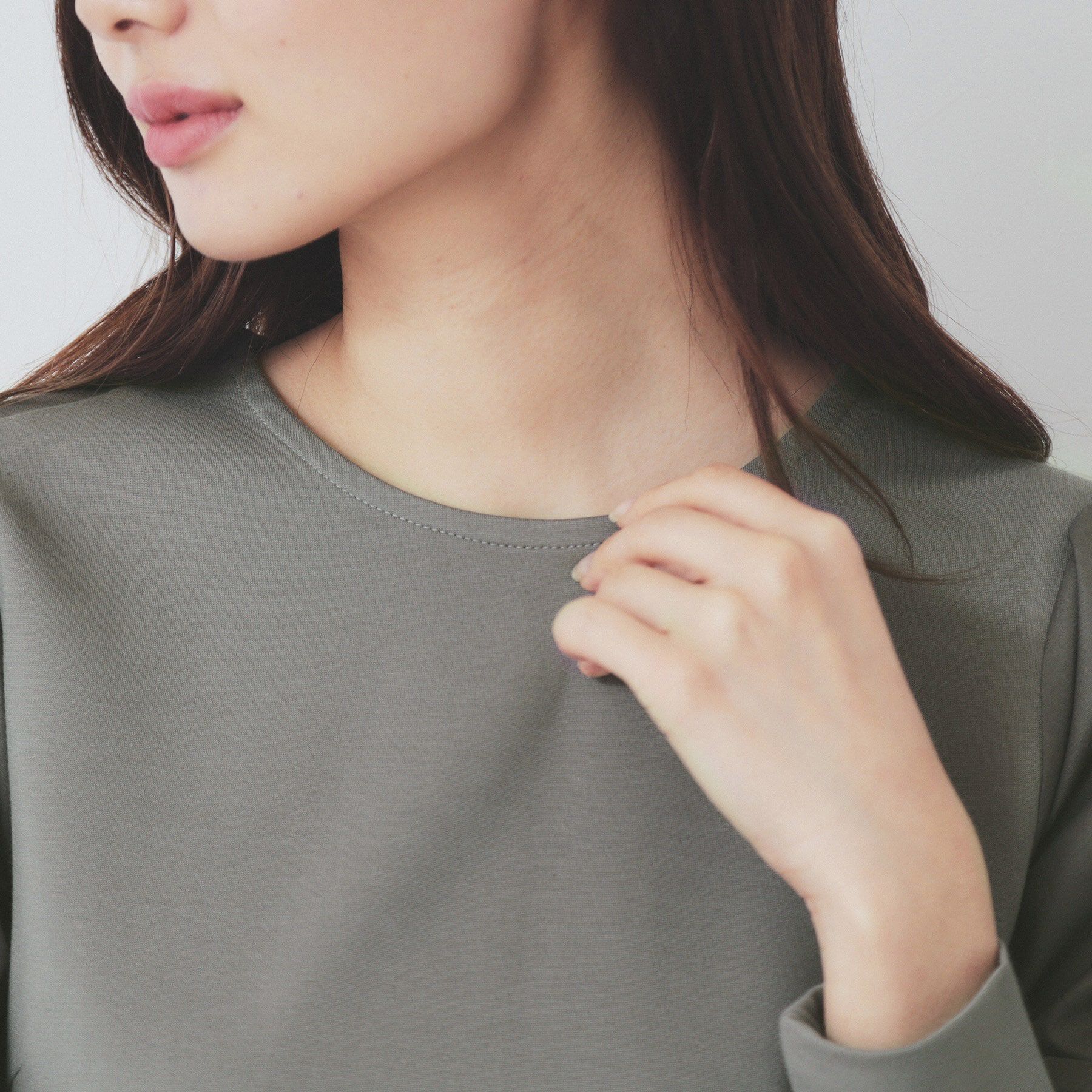 index「フリルスリーブドッキングトップス【洗濯機洗い可】」|Tシャツ・カットソー|