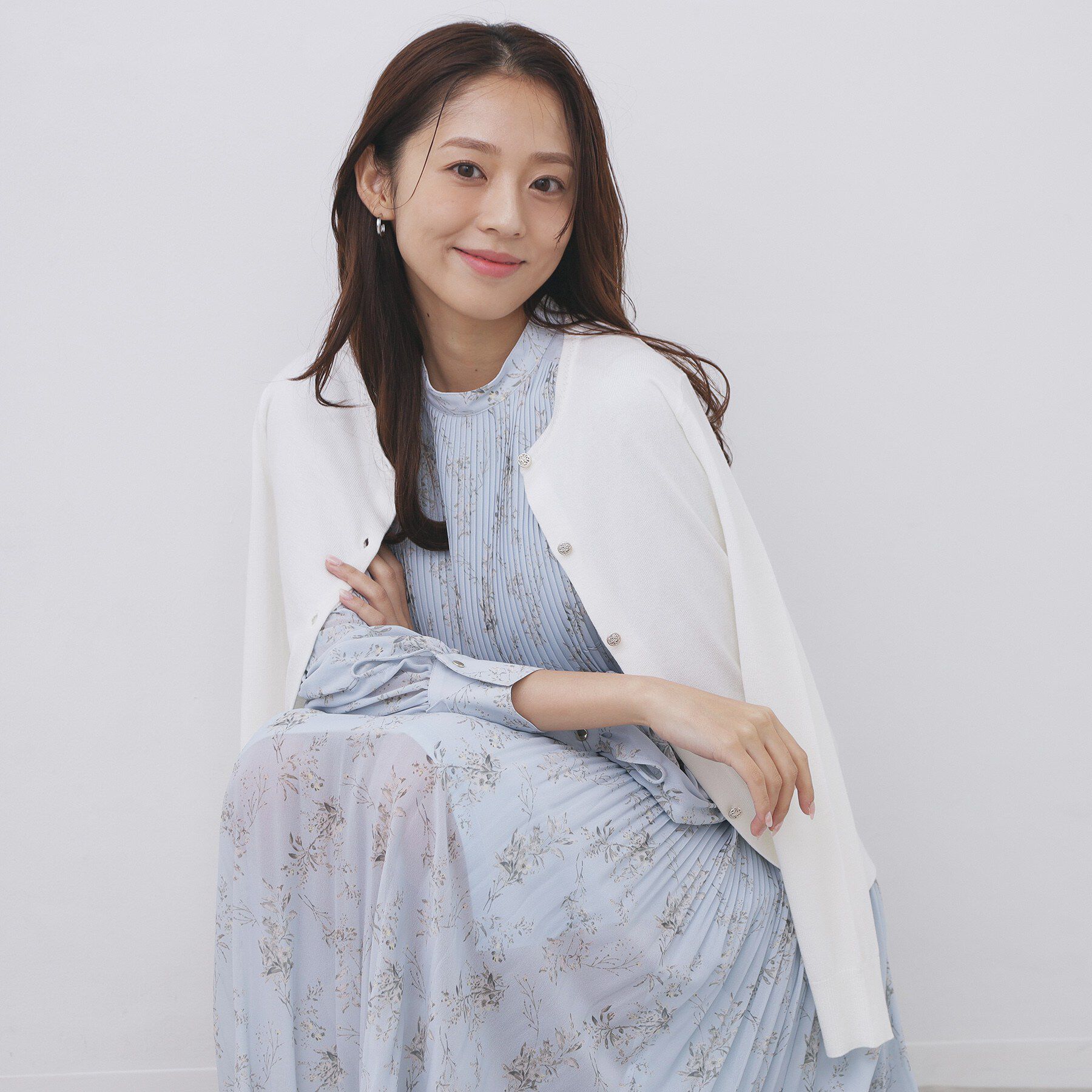 index「柄編みクルーネックカーディガン【洗濯機OK】《7col》」|カーディガン|オフホワイト(803