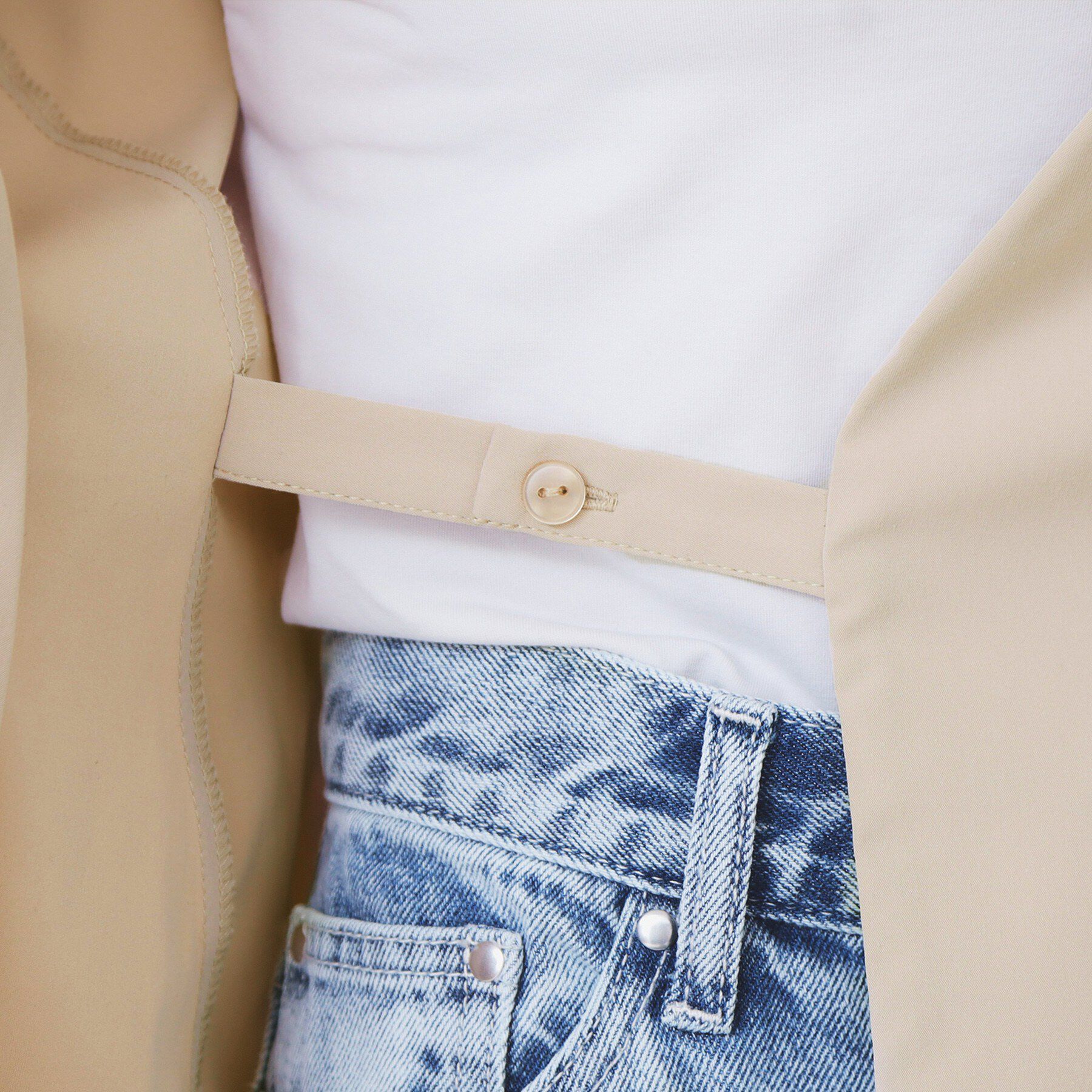 index「カシュクールタックシャツ【洗濯機OK/ストレッチ】」|シャツ・ブラウス|