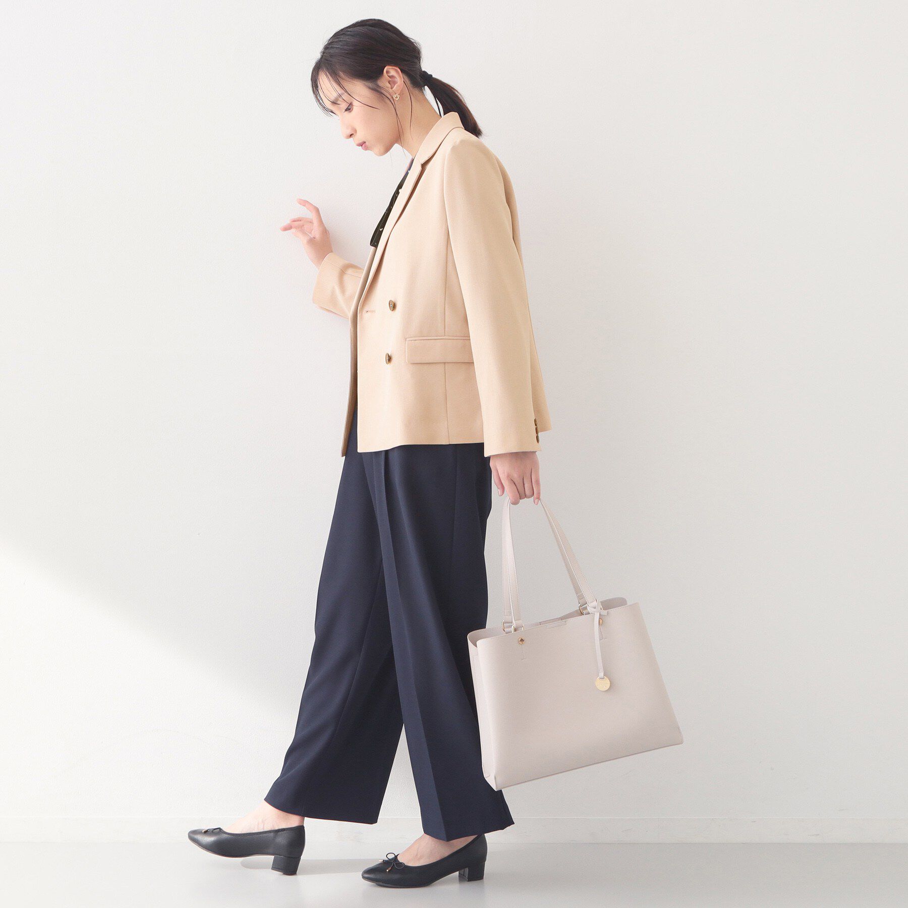 index「ダブルブレストジャケット/セットアップ対応可【洗える/接触冷感/吸水速乾/防シワ/ストレッチ】」|テーラードジャケット|