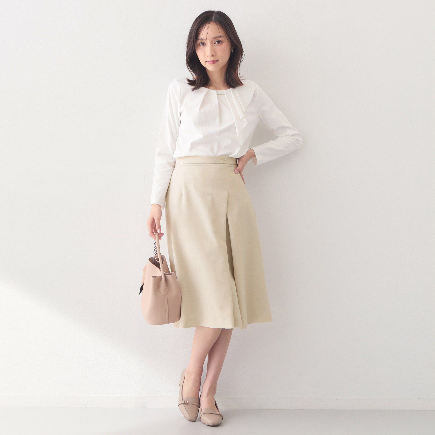 index「アシメタックAラインスカート/セットアップ対応可【洗濯機OK/防シワ】《XS～LL》」|スカート|