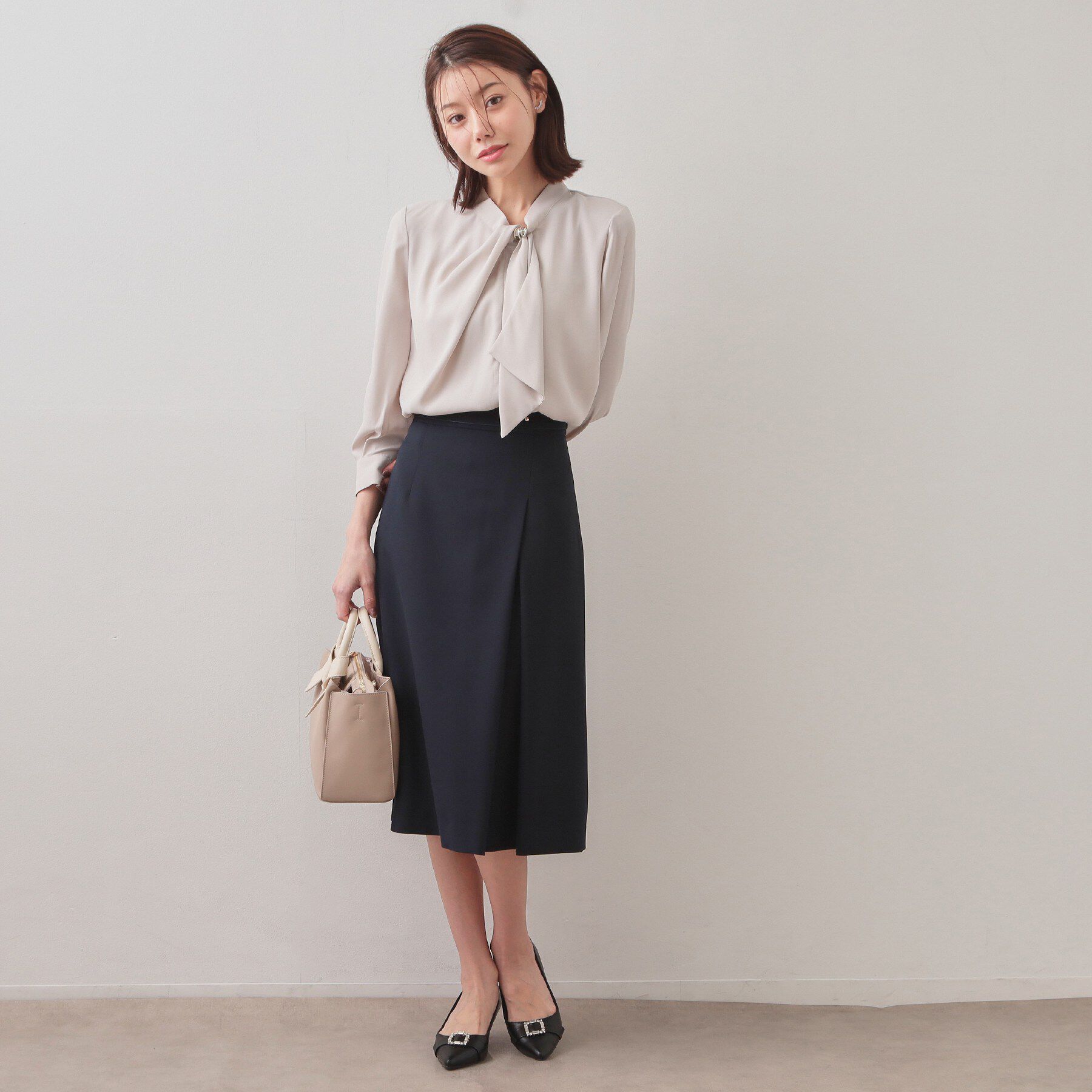 index「アシメタックAラインスカート/セットアップ対応可【洗濯機OK/防シワ】《XS～LL》」|スカート|