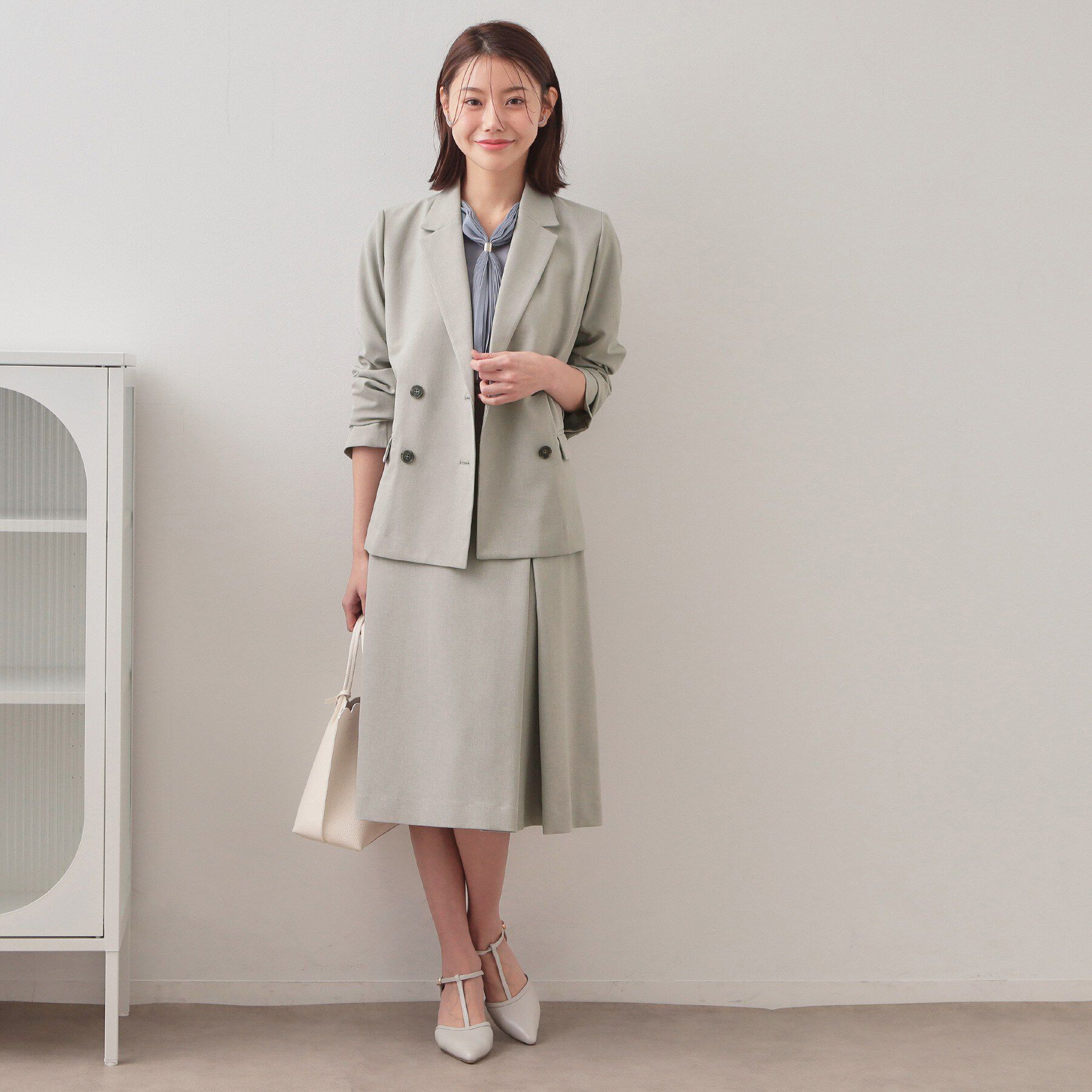 index「アシメタックAラインスカート/セットアップ対応可【洗濯機OK/防シワ】《XS～LL》」|スカート|