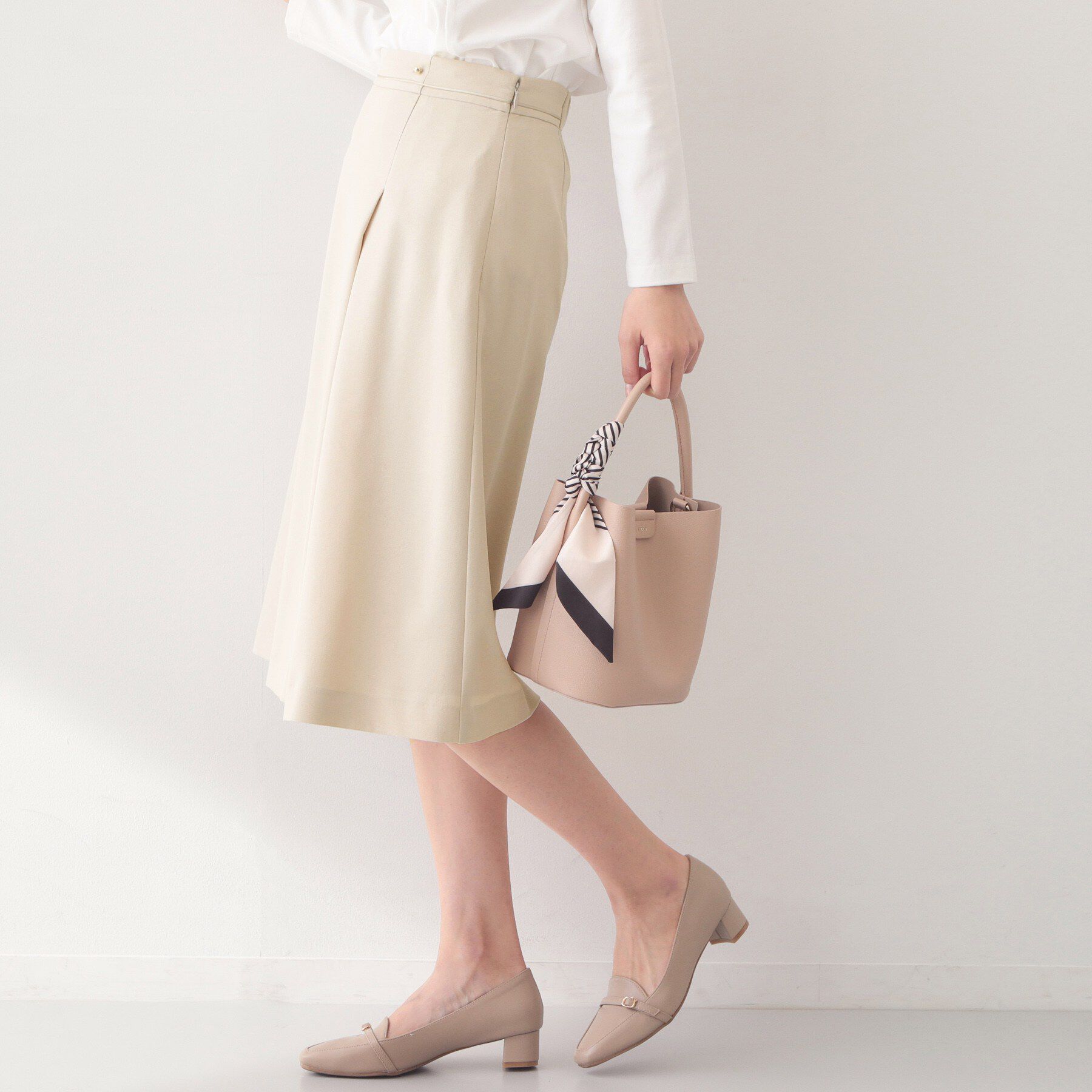 index「アシメタックAラインスカート/セットアップ対応可【洗濯機OK/防シワ】《XS～LL》」|スカート|