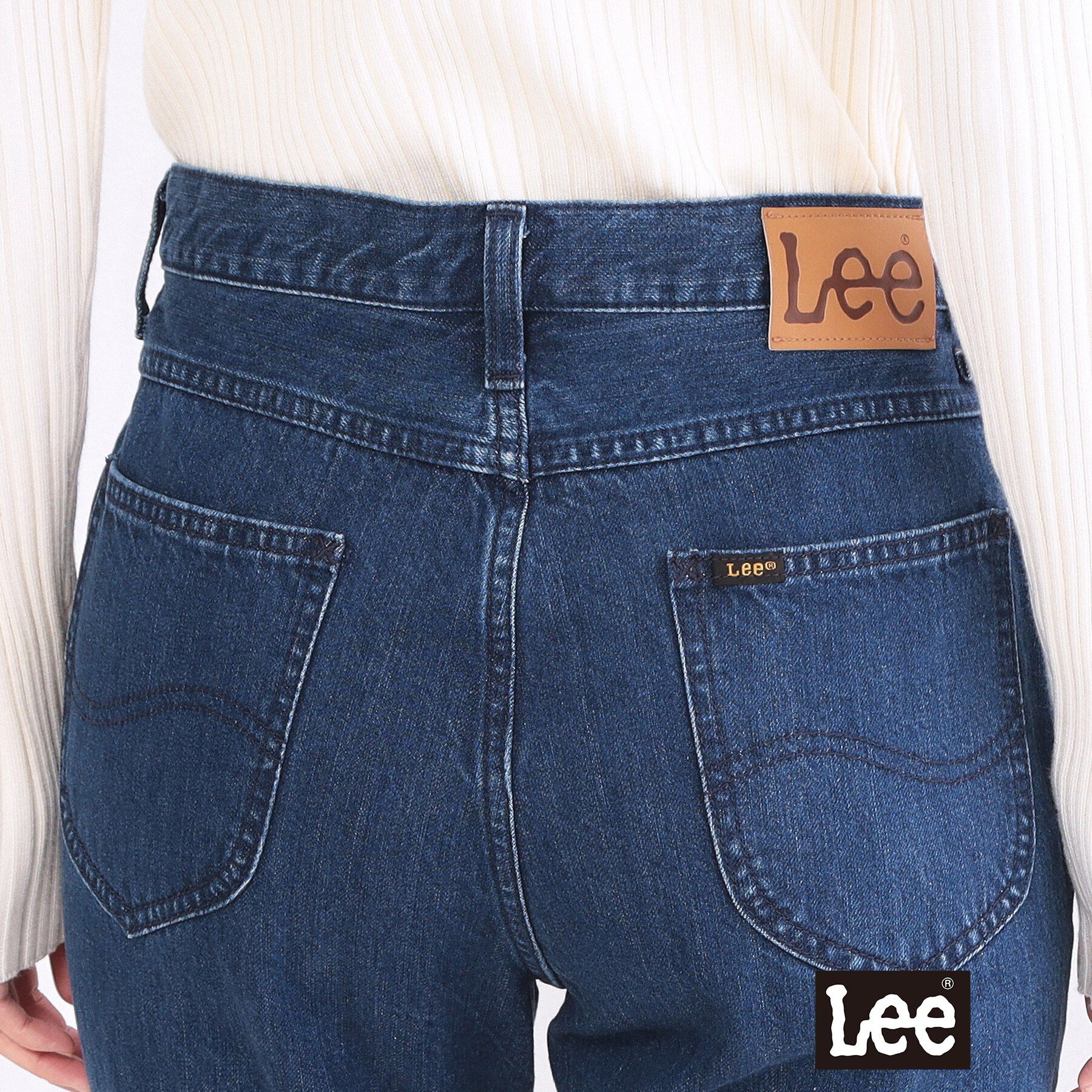 OPAQUE.CLIP「【Lee別注】フレアデニムパンツ【洗濯機OK】」|デニム|