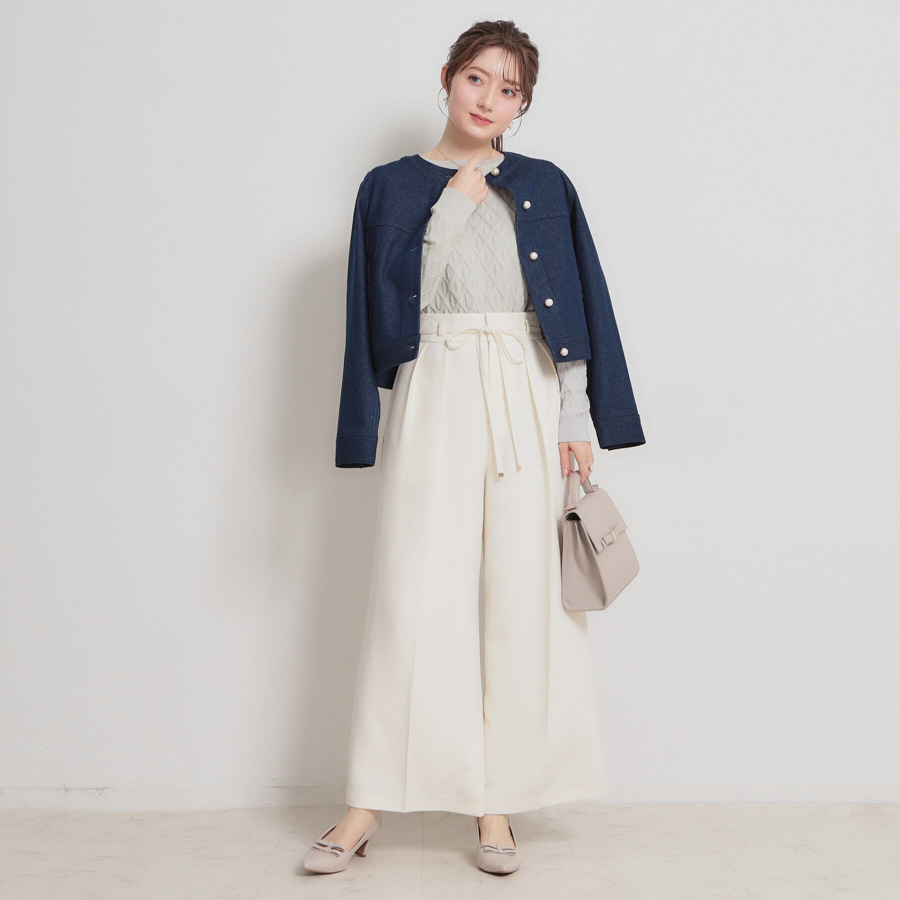 Couture broach「【アンサンブル可】ダイヤ柄ニット」|ニット・セーター|