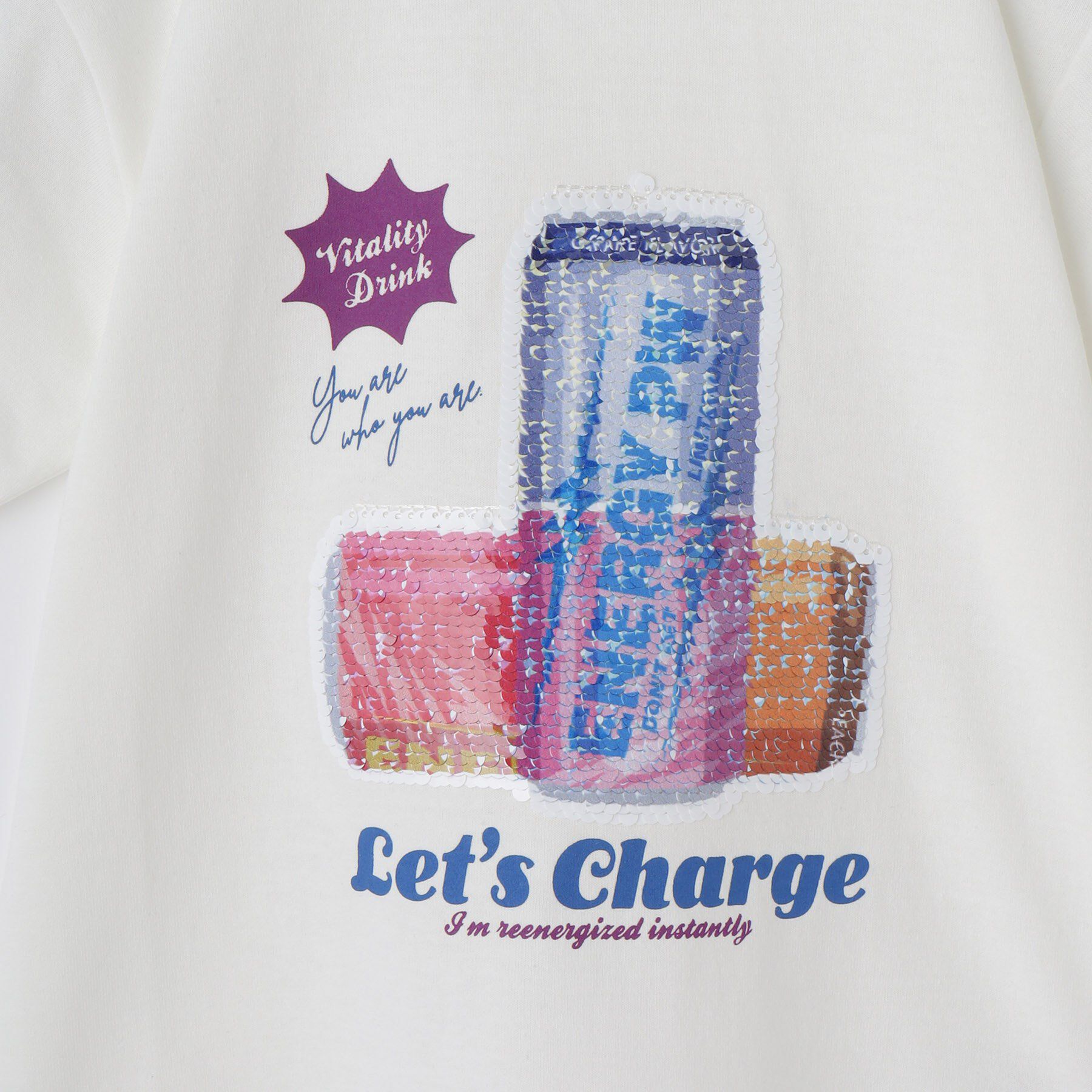 THE SHOP TK「【110－150】色が変わる！スパンコール半袖Tシャツ/洗える」|Tシャツ・カットソー|