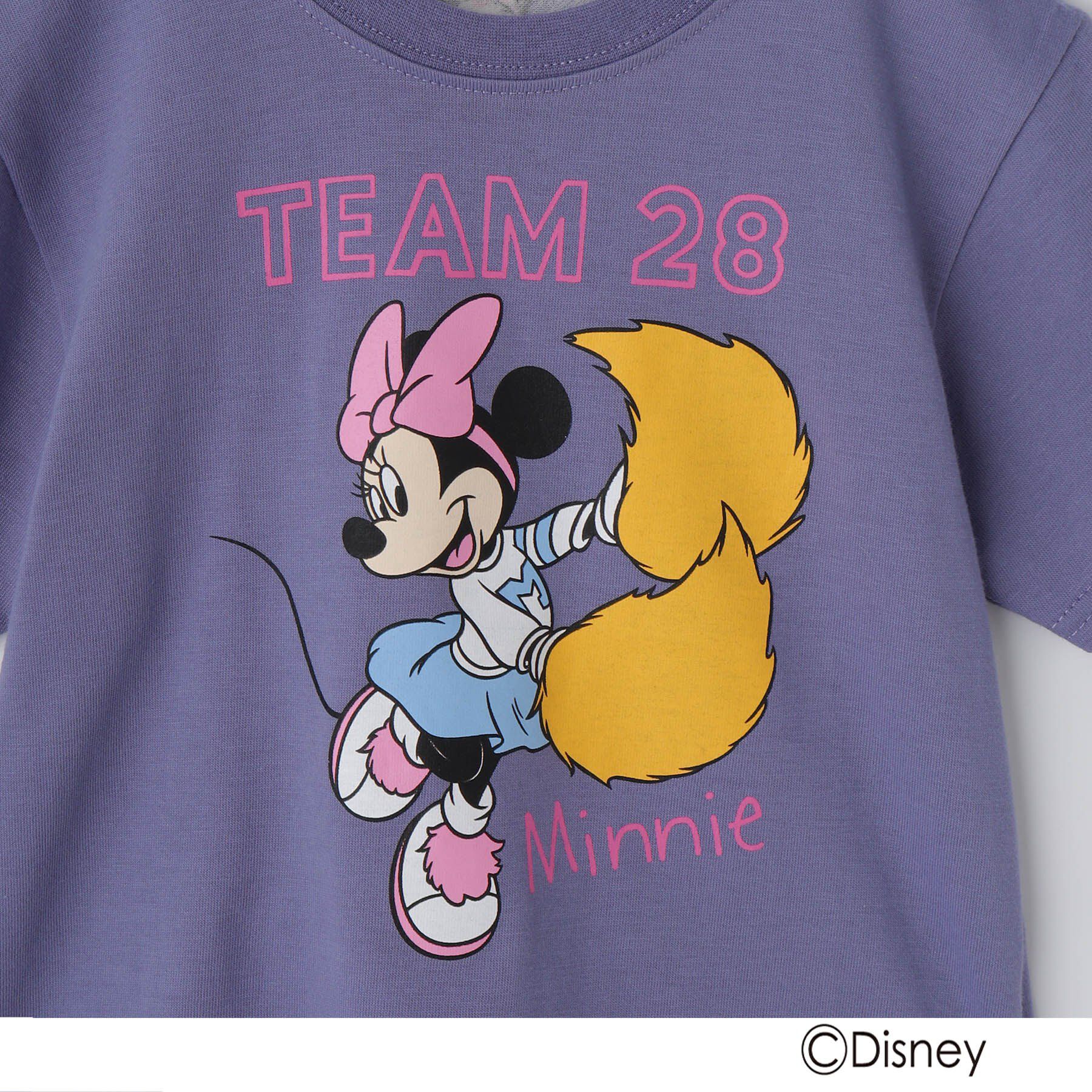 THE SHOP TK「disney/【110-150】ミッキーマウス＆ミニーマウス ベースボールTシャツ」|Tシャツ・カットソー|